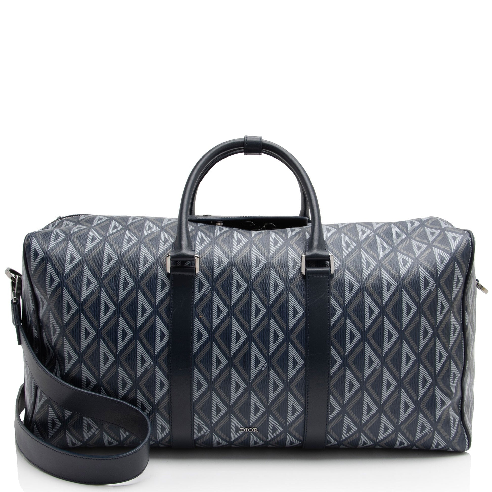 Dior Cd Diamond Coated Lingot Duffle Bag Shf Xwdgyq Canvas Travel Bag