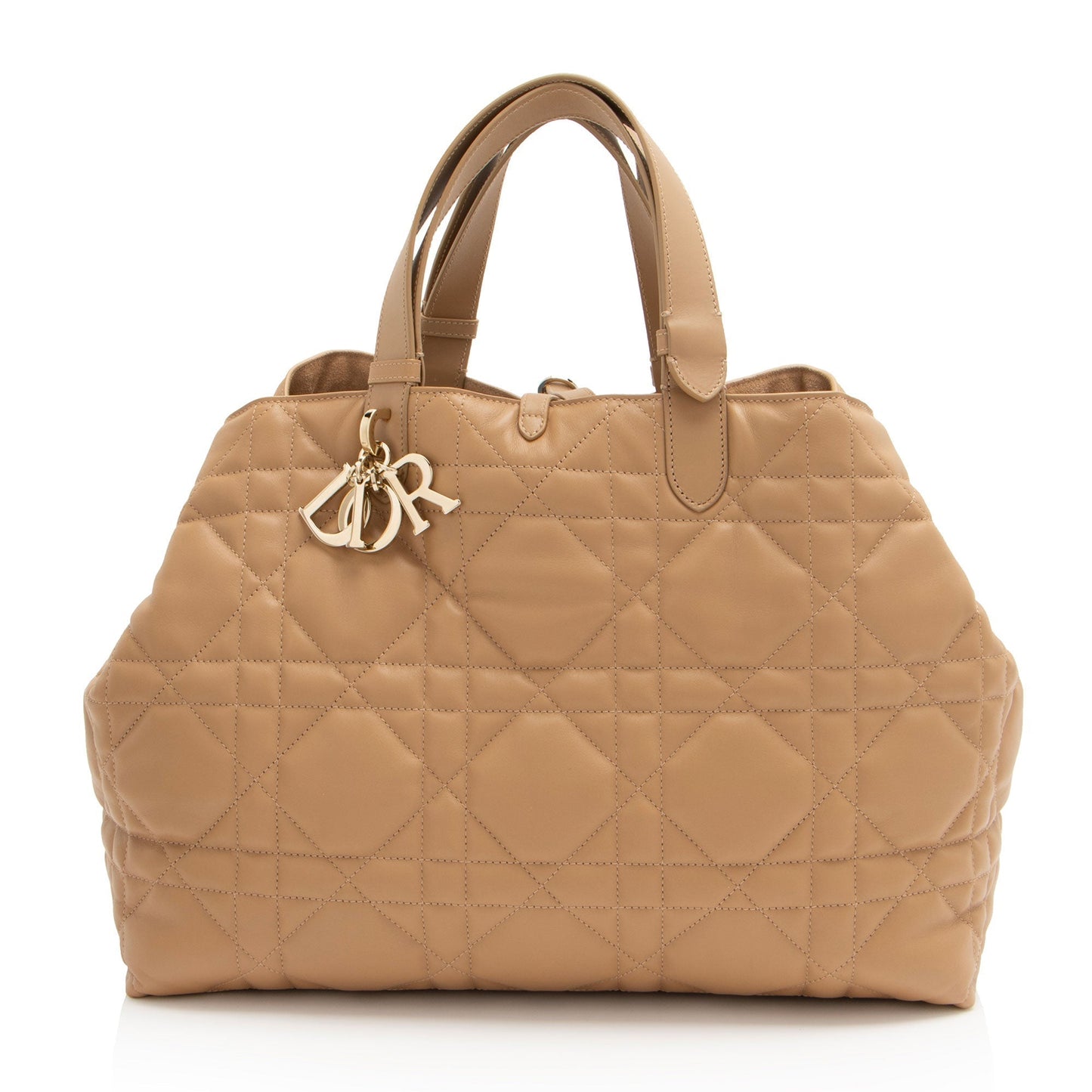 Dior Calfskin Cannage Toujours Tote Shf Large Tote Bag