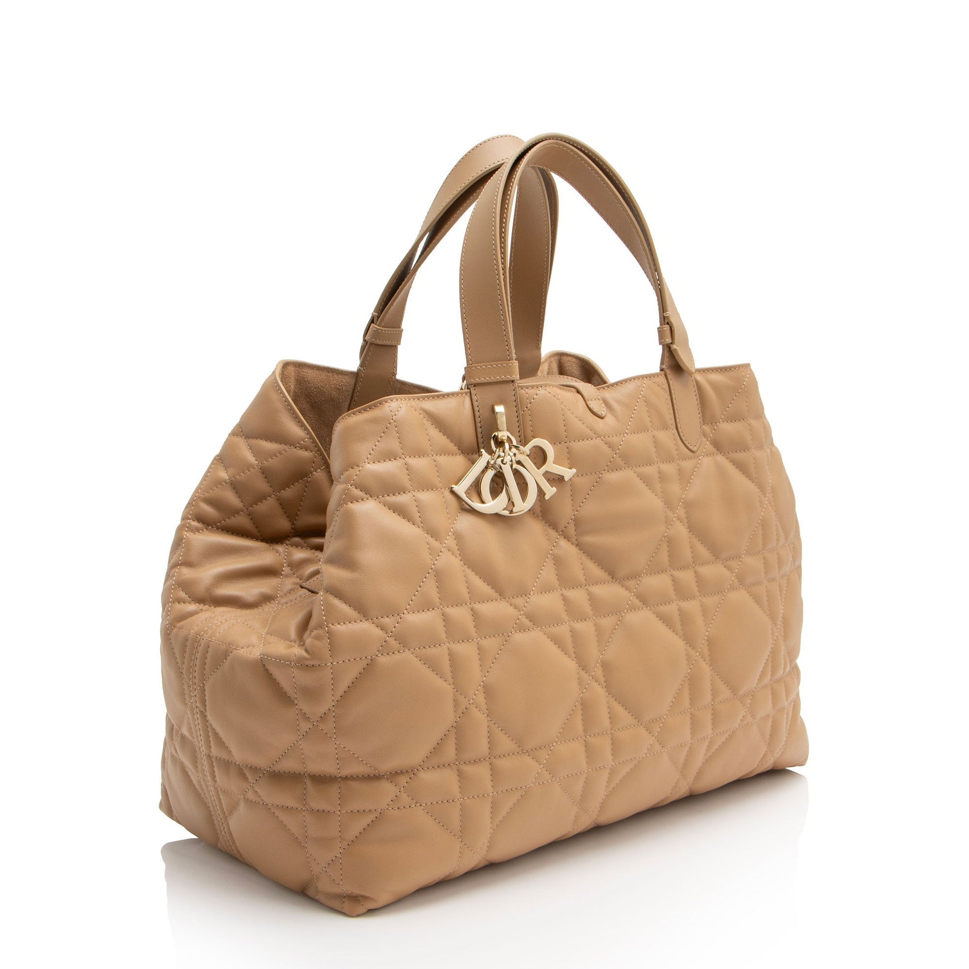 Dior Calfskin Cannage Toujours Tote Shf Large Tote Bag