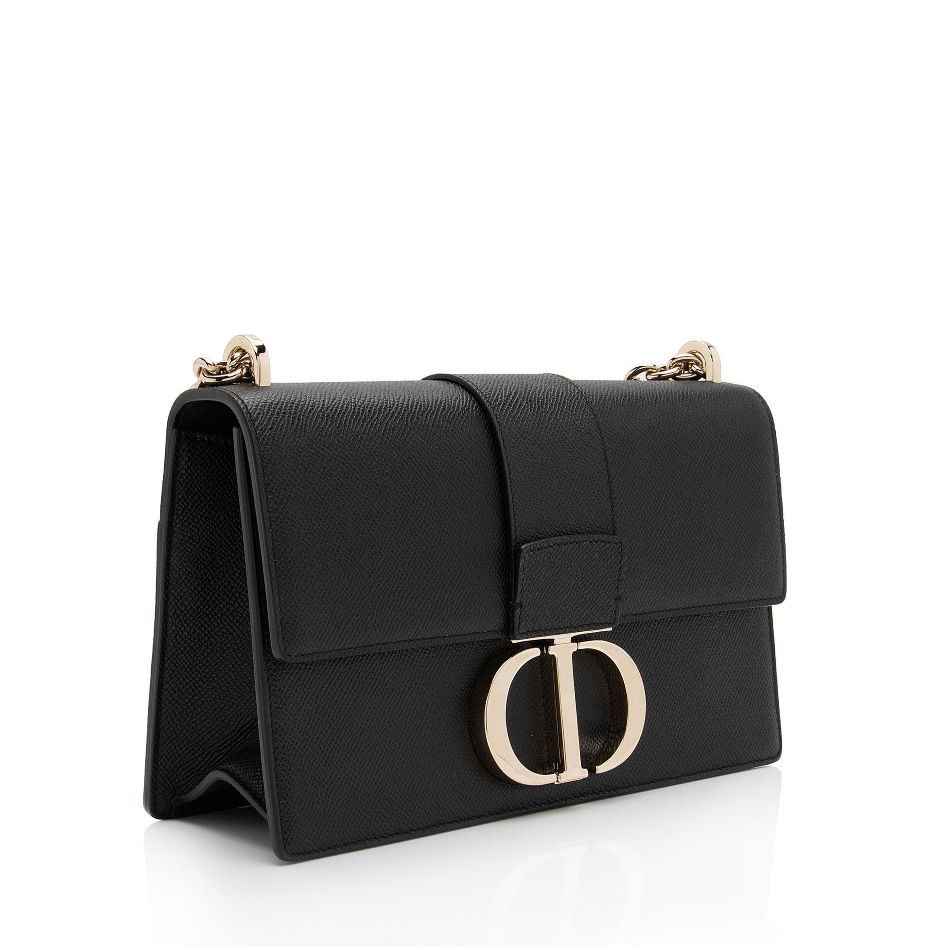 Dior Calfskin Montaigne Shoulder Bag Shf Tihewt Chain