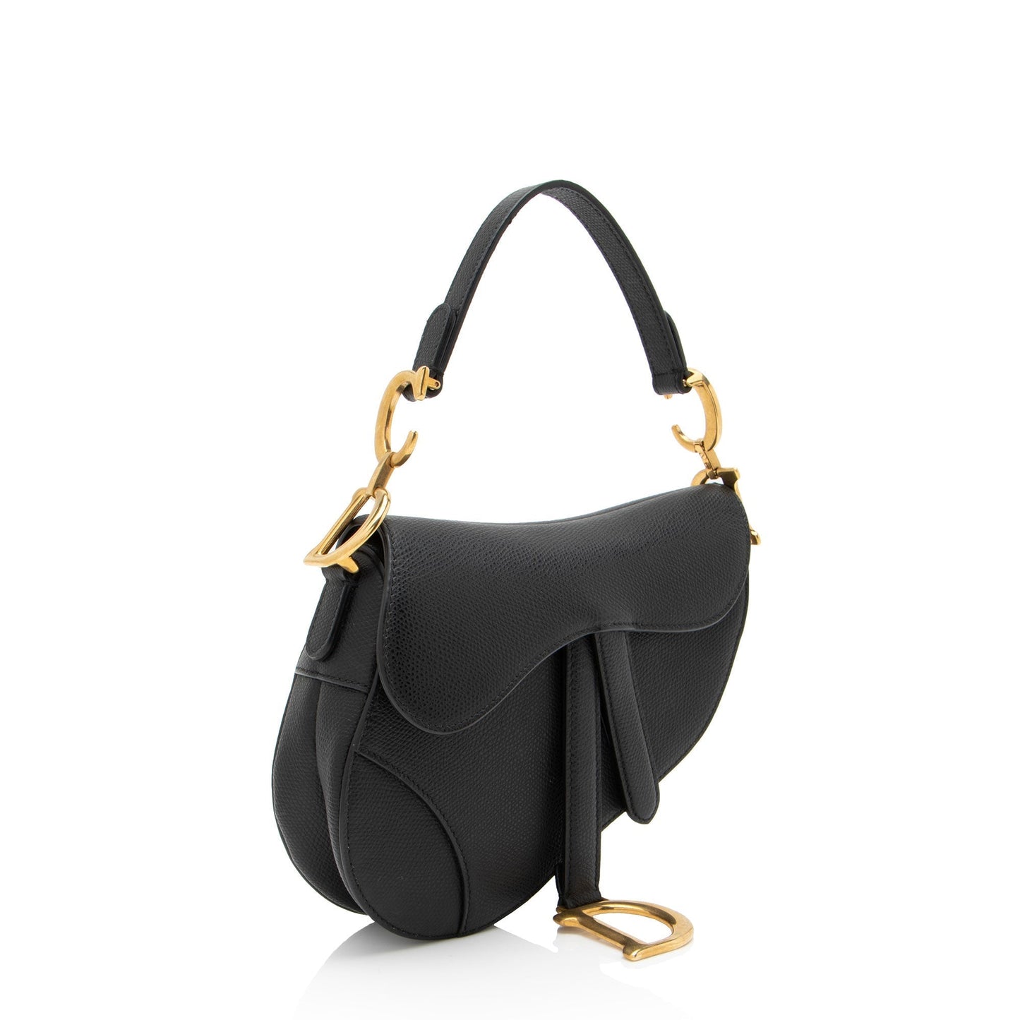 Dior Grained Calfskin Saddle Bag Mini Shoulder Bag