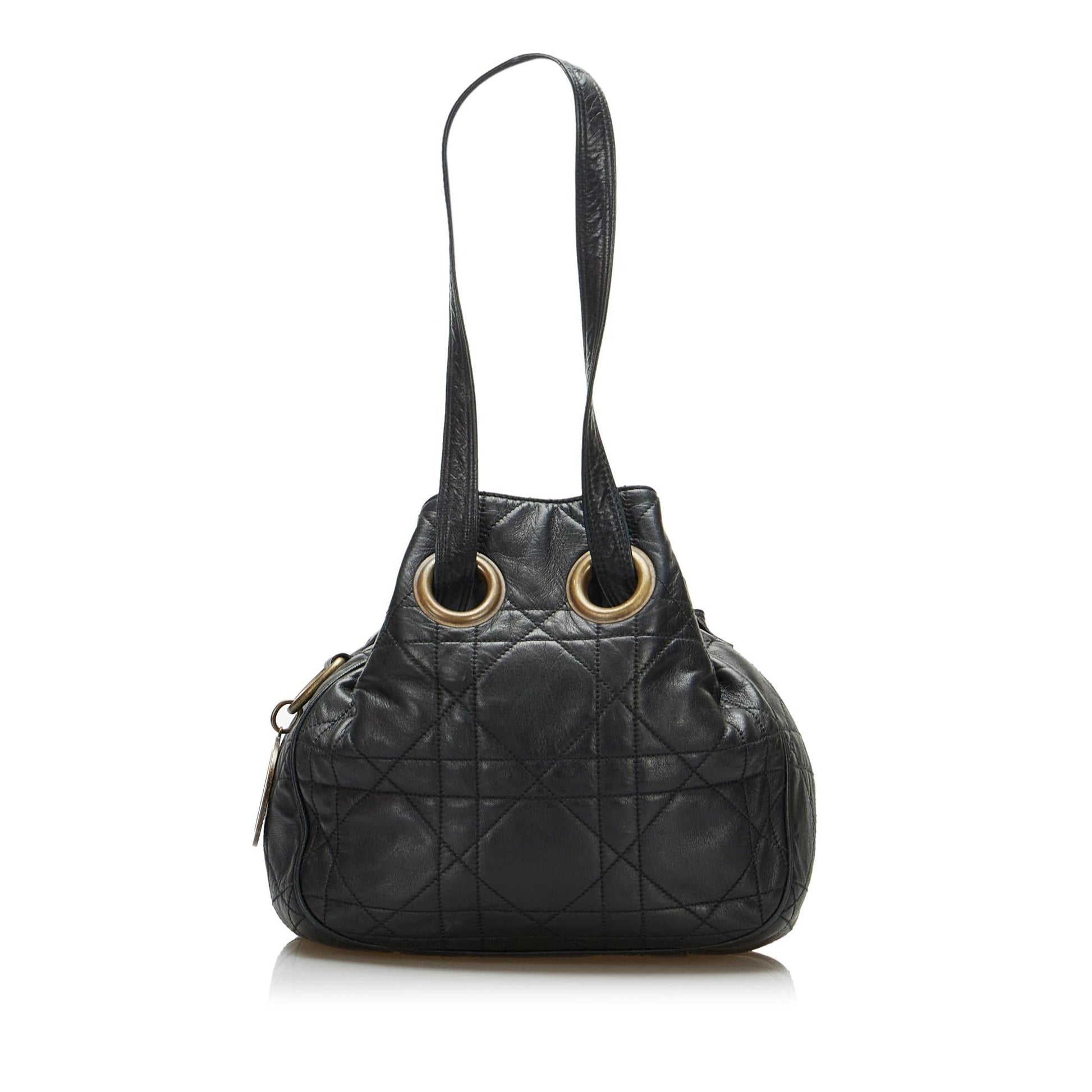 Dior Cannage Bag Shg 8Tohij Bucket Shoulder Bag
