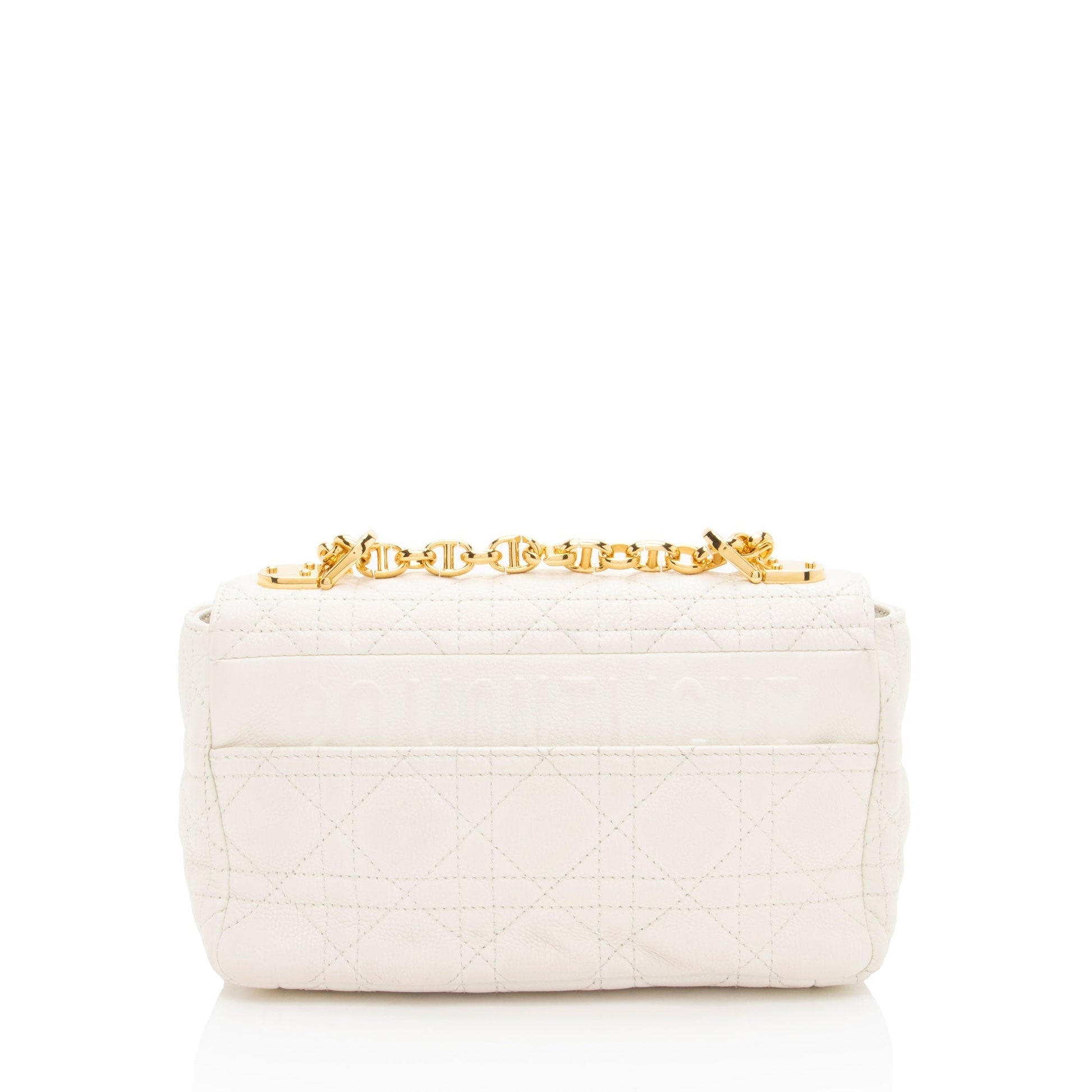 Dior Cannage Calfskin Caro Shoulder Bag Small