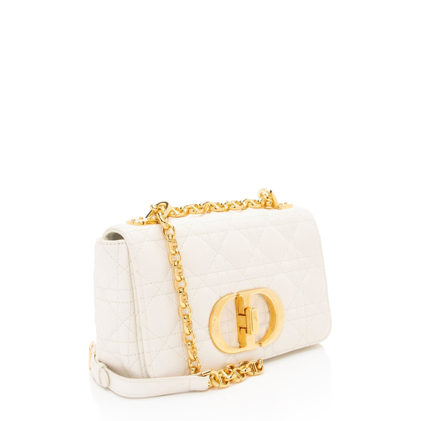 Dior Cannage Calfskin Caro Shoulder Bag Small