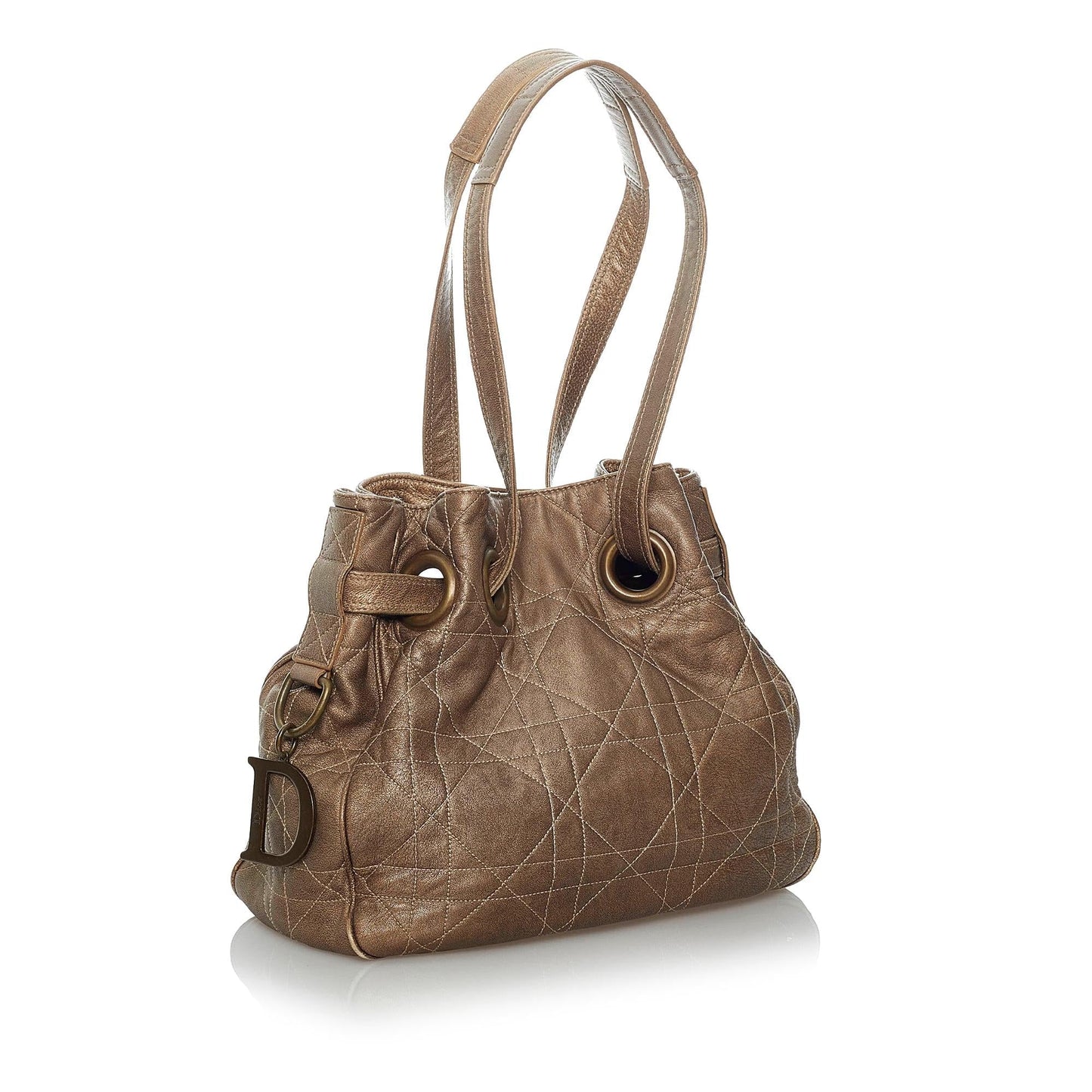 Dior Cannage Drawstring Bag Shg Bucket Shoulder Bag