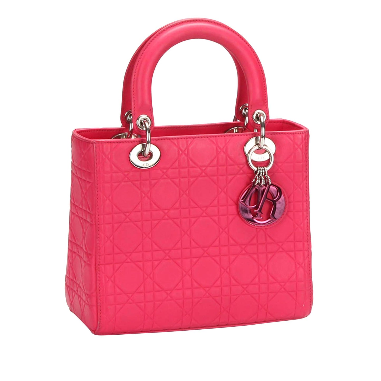 Dior Cannage Lady Satchel Shg Ioiije Leather Satchel Bag