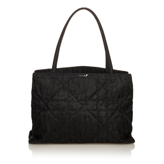 Dior Cannage Handbag Shg Nylon Satchel Bag