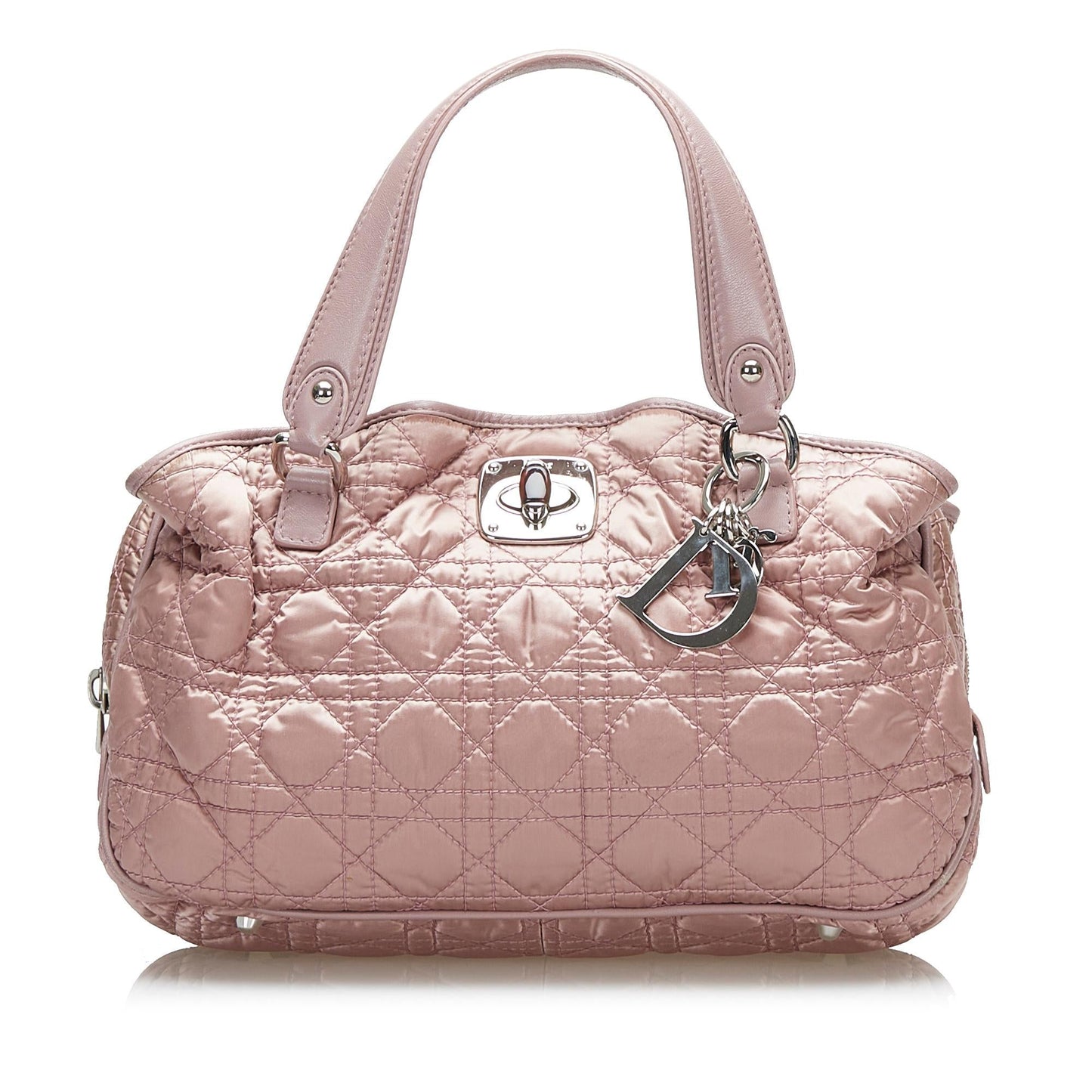 Dior Cannage Handbag Shg Nylon Satchel Bag Handbag Shg 36130