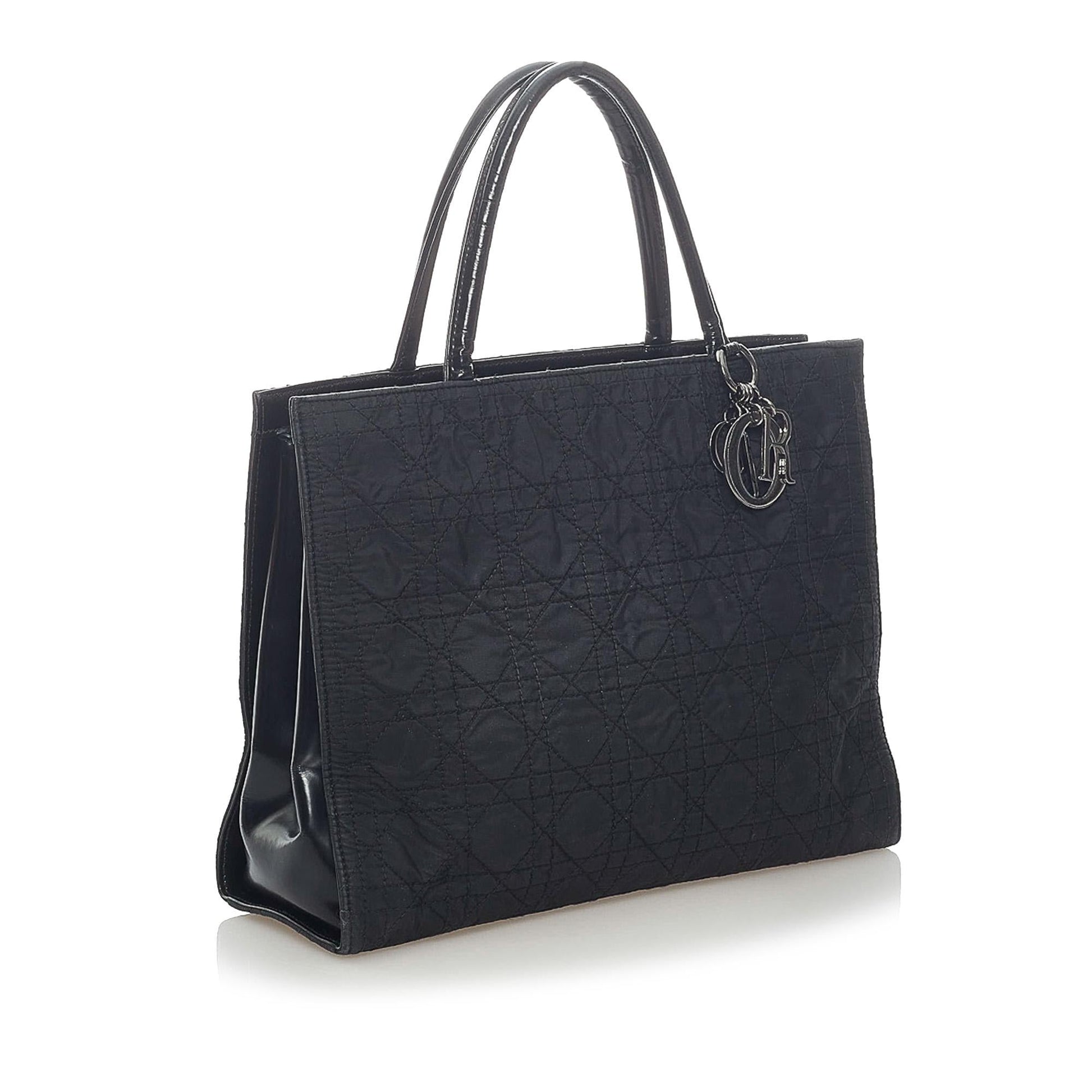 Dior Cannage Shopper Tote Bag Shg Nylon
