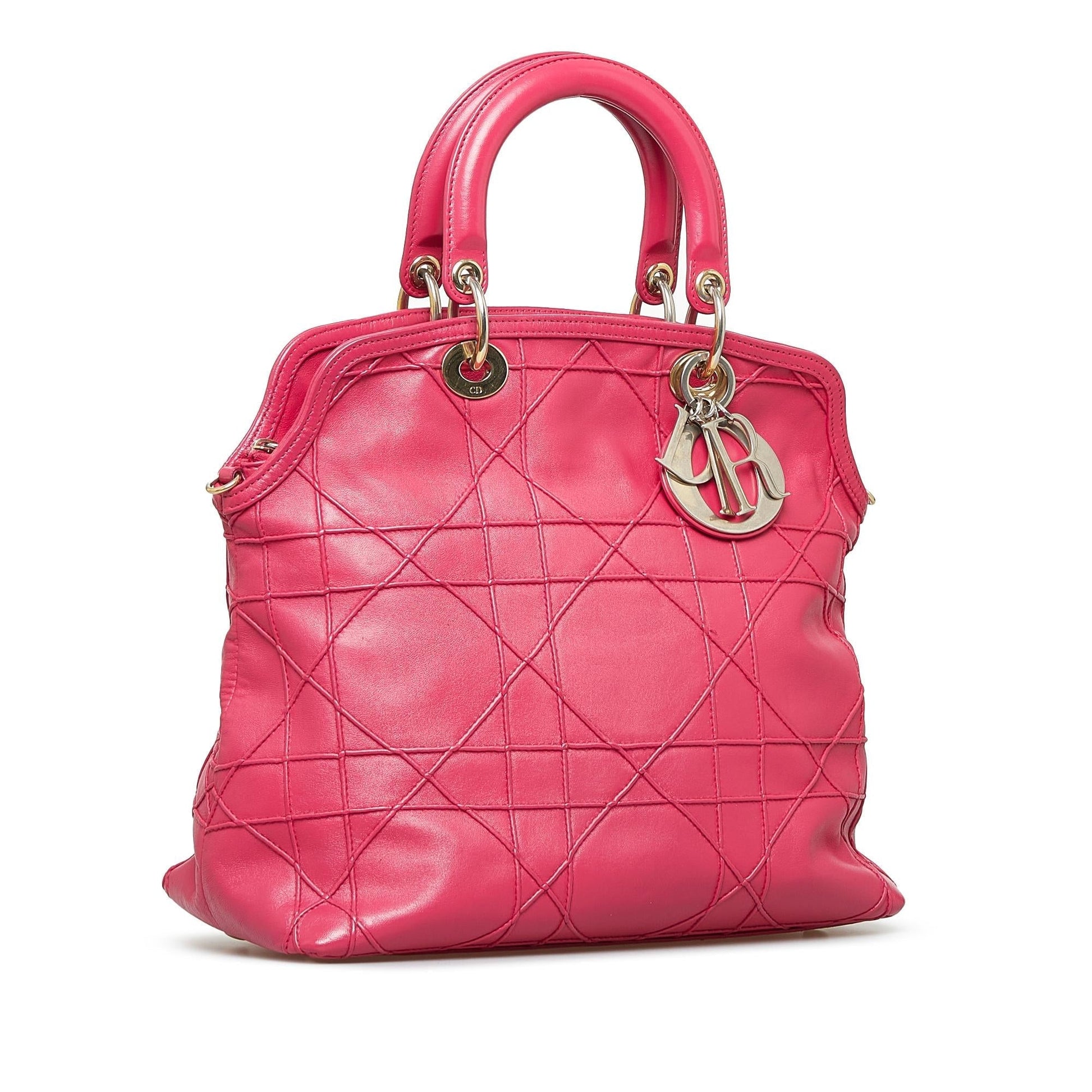 Dior Cannage Polochon Granville Shg Isn9Xa Satchel Bag