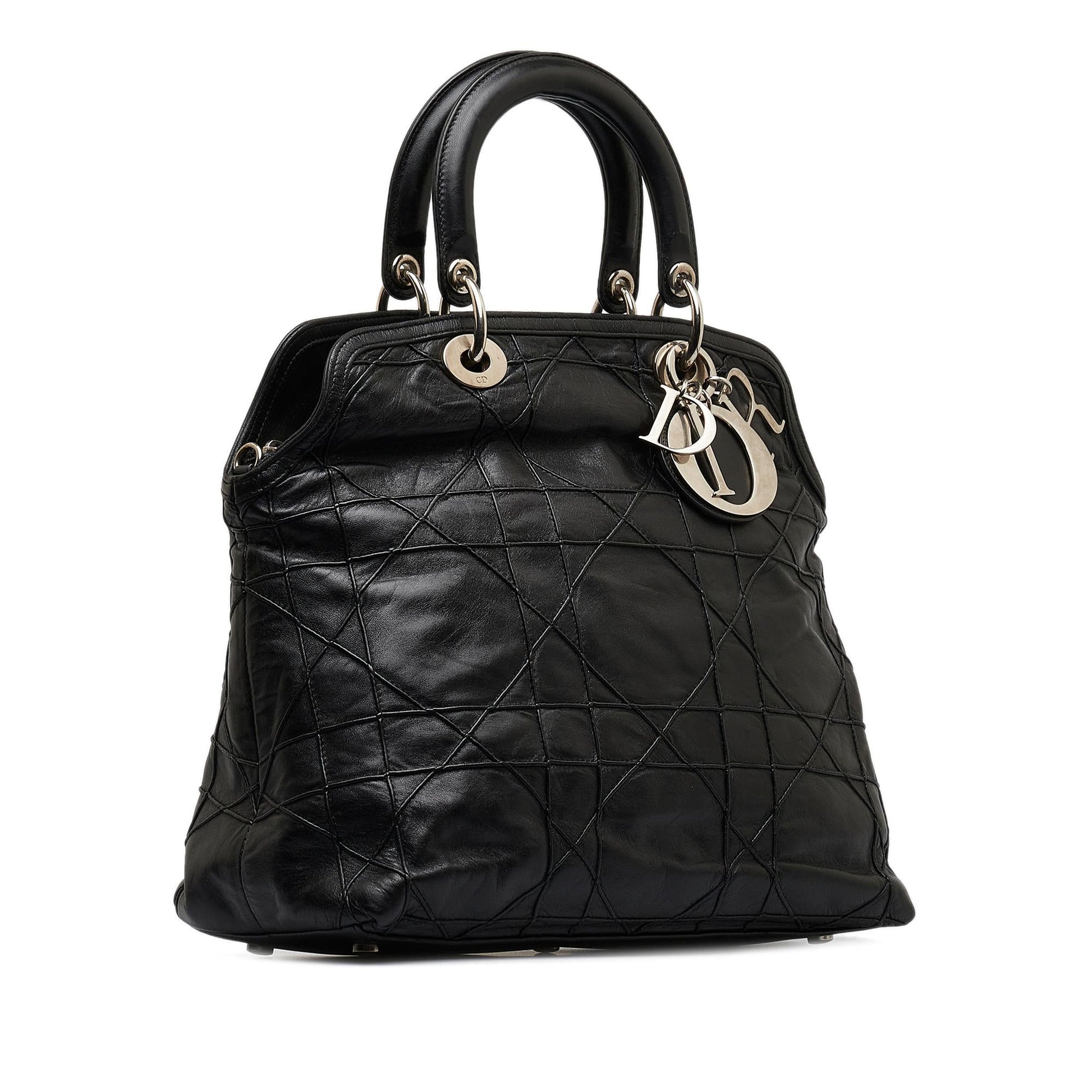 Dior Cannage Polochon Granville Shg Eaw0Jw Satchel Bag