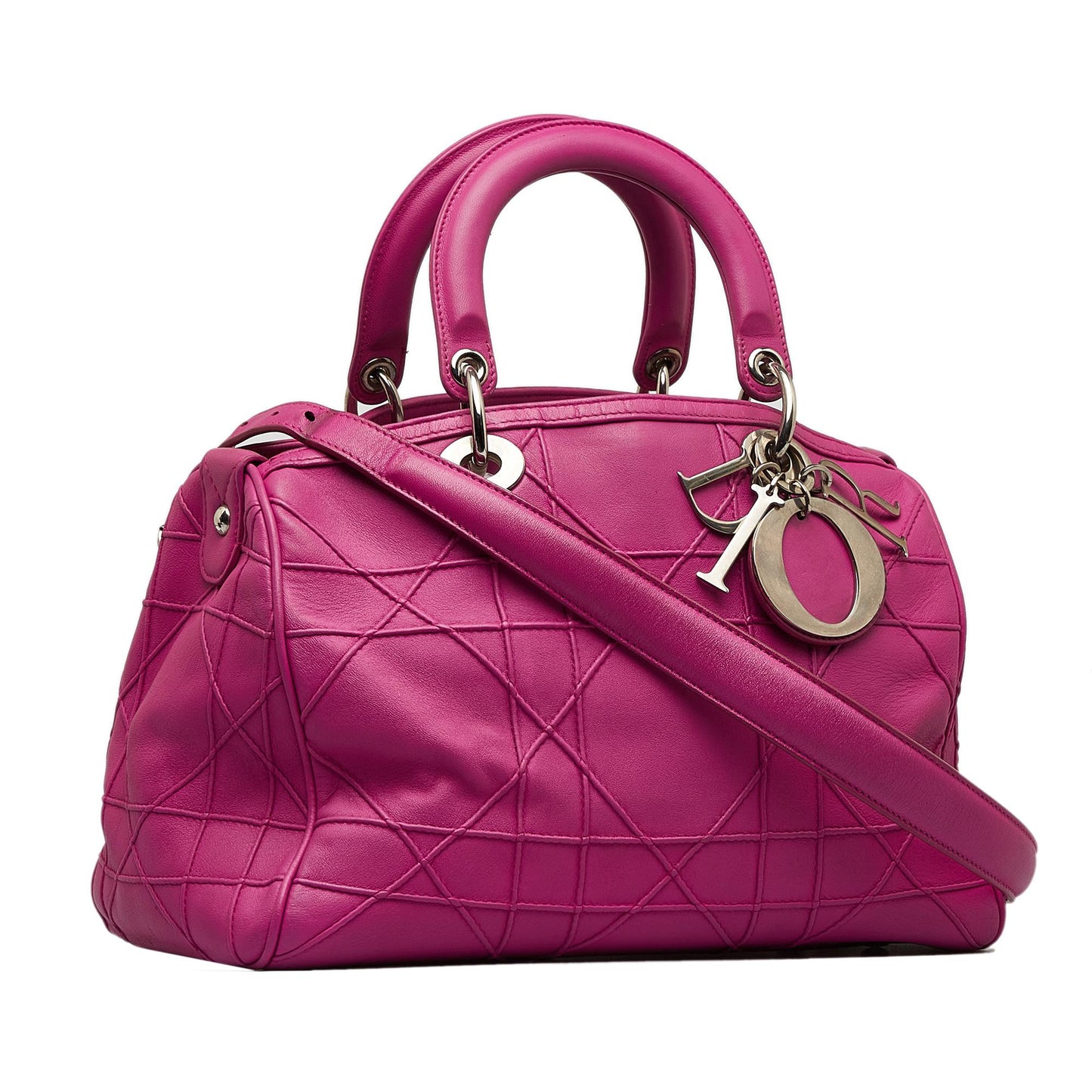 Dior Cannage Polochon Granville Shg 26Vckn Satchel Bag
