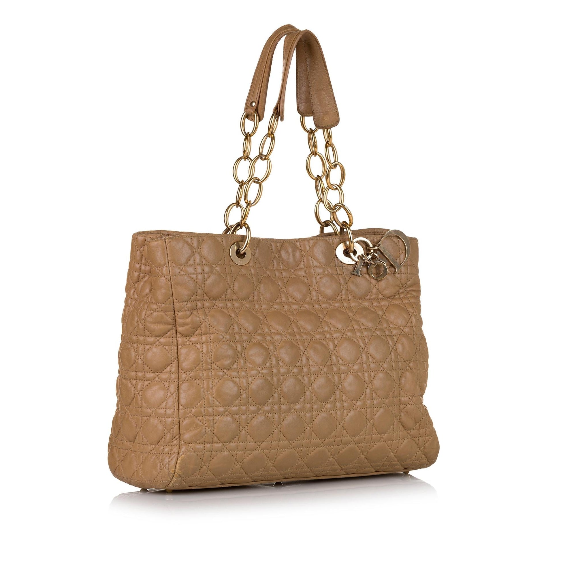 Dior Cannage Soft Shopper Tote Bag Shg