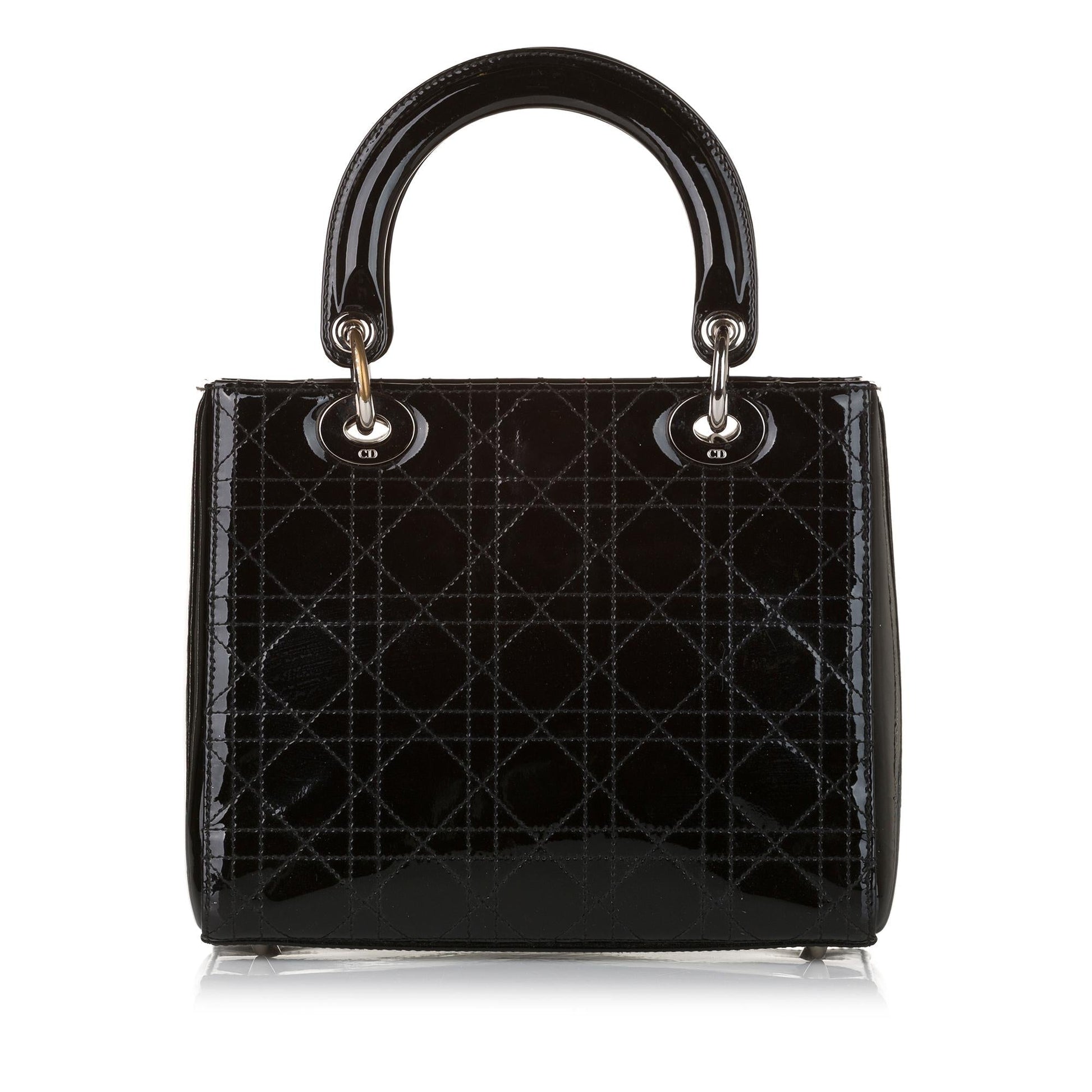 Dior Cannage Stitch Lady Handbag Shg A9Bh5T Leather Patent Satchel Bag