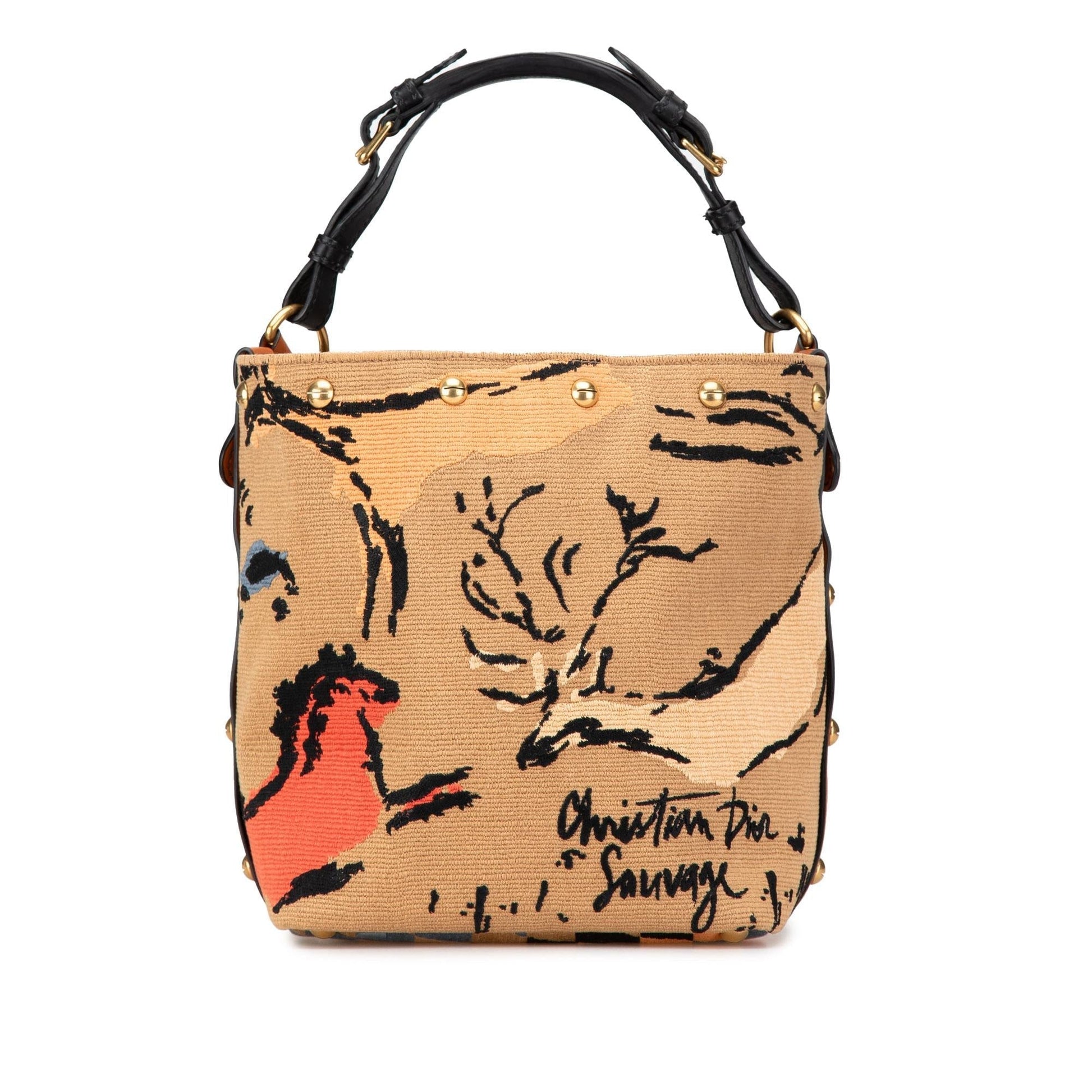 Dior avenue Sauvage Bag Canvas Bucket Shoulder Bag