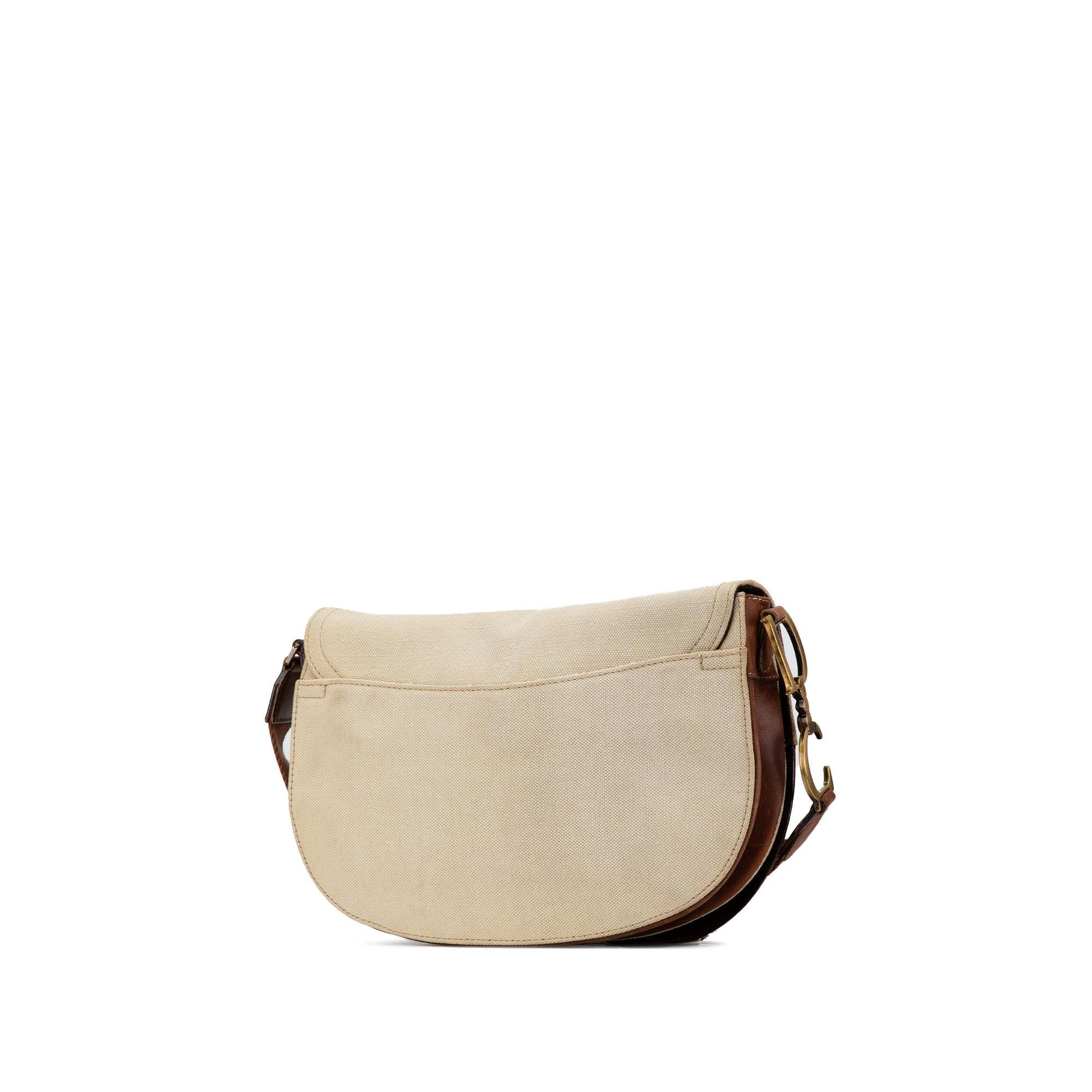 Dior Double Saddle Crossbody Shg Kr4H4A Canvas Crossbody Bag