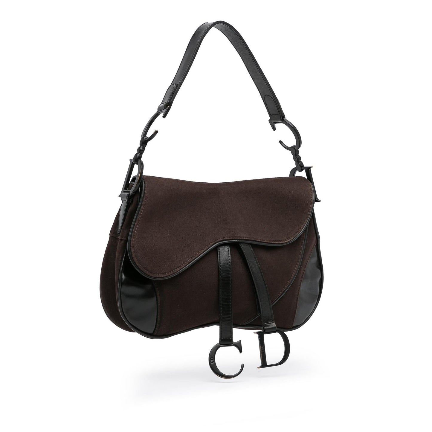 Dior Double Saddle Shg A8Egqp Shoulder Bag Canvas