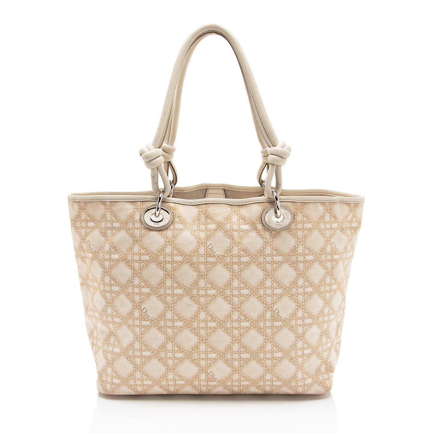 Dior Knot Cherie Shopping Tote Shf 87Qxej Canvas Tote Bag