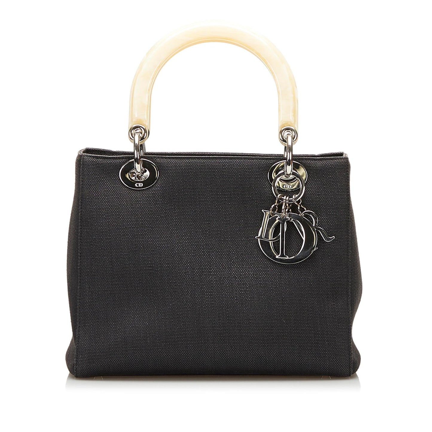 Dior Lady Shg Satchel Bag Canvas