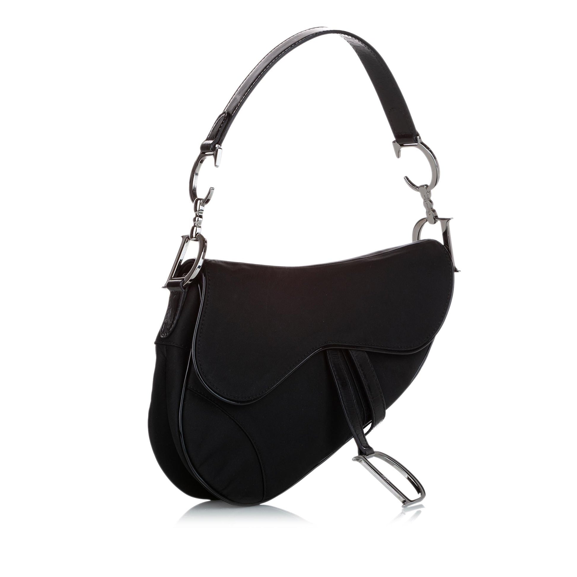 Dior Saddle Bag Shg Canvas Shoulder Bag