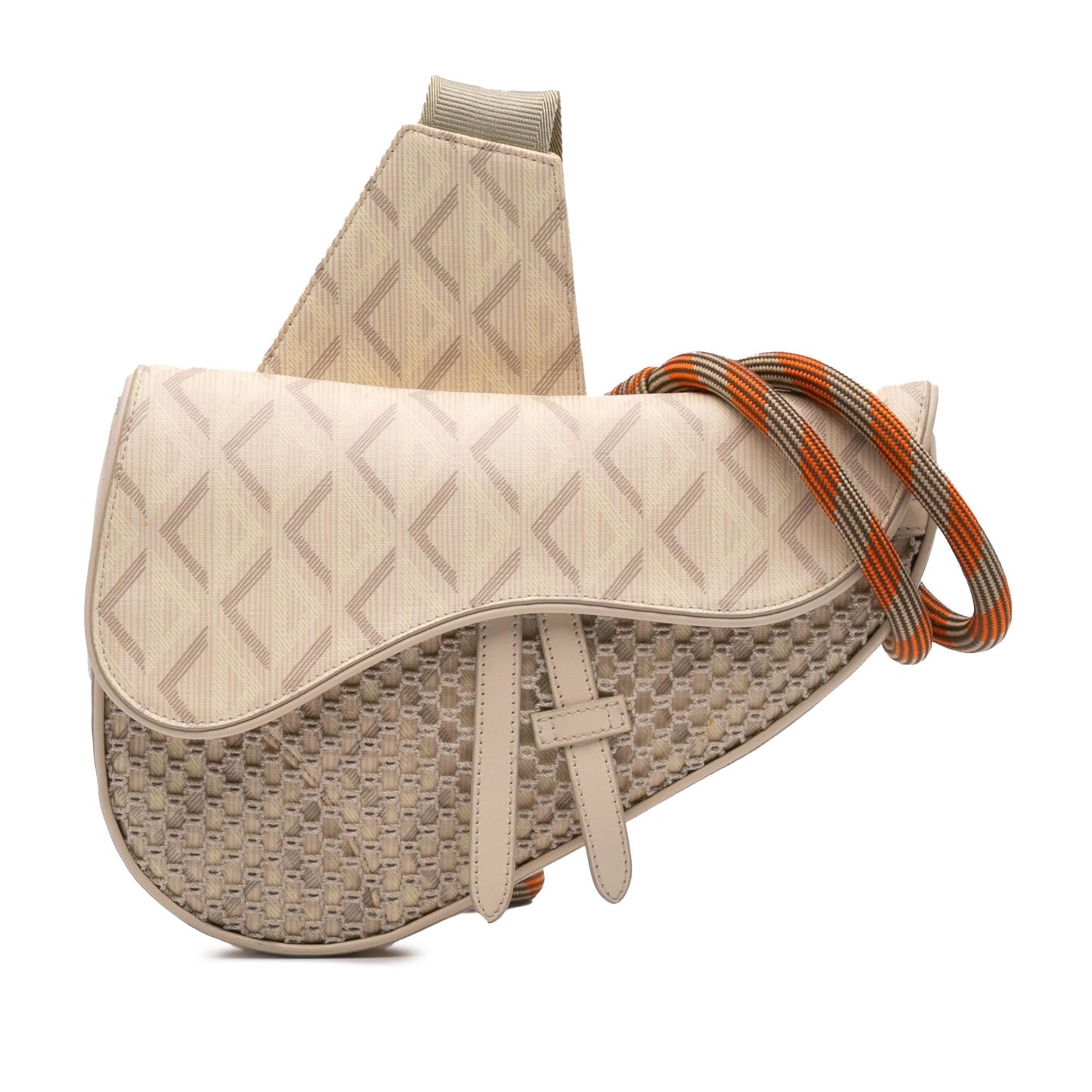 Dior Coated Cd Diamond Nautic Saddle Crossbody Canvas Crossbody Bag Saddle Crossbody 1