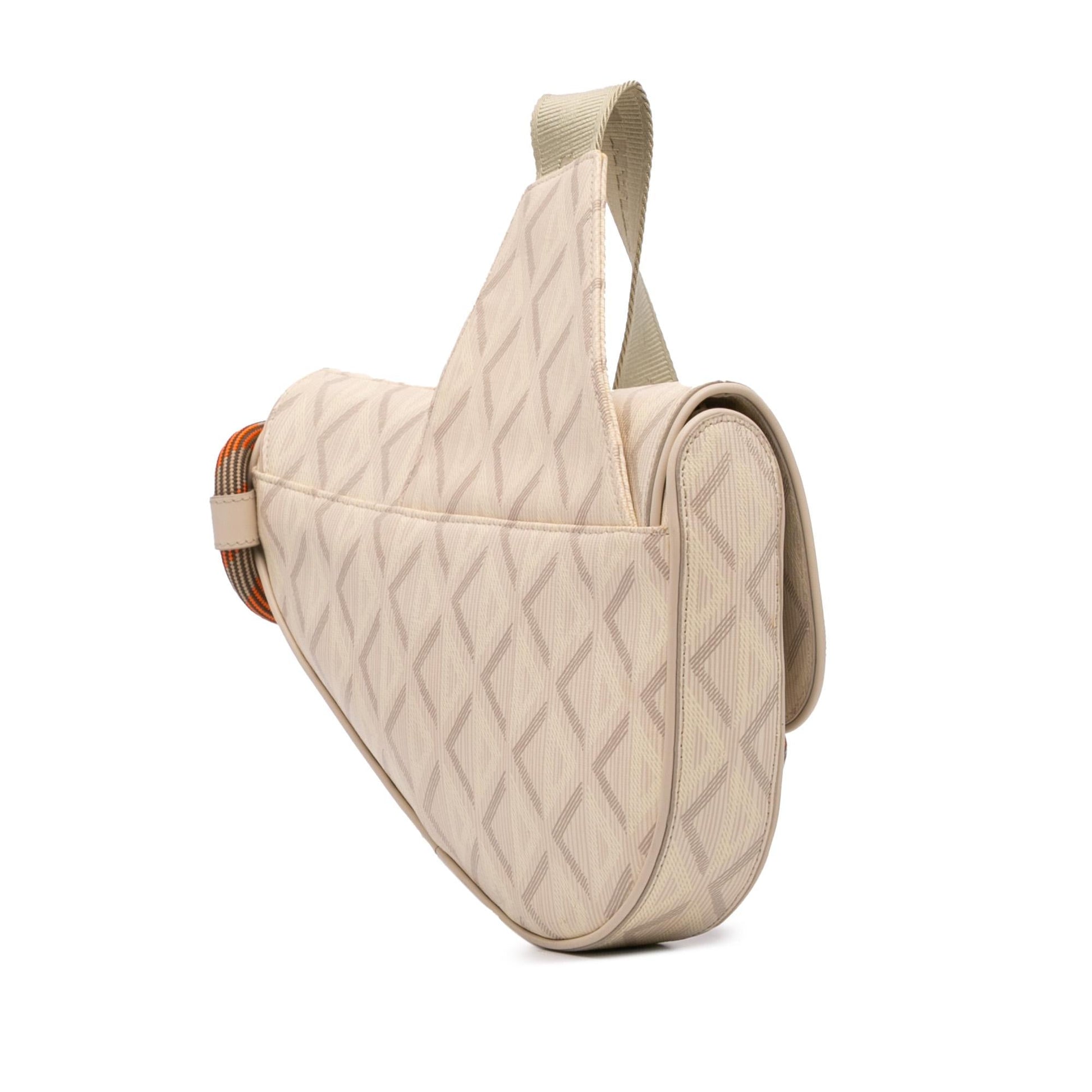 Dior Coated Cd Diamond Nautic Saddle Crossbody Canvas Crossbody Bag Saddle Crossbody 2