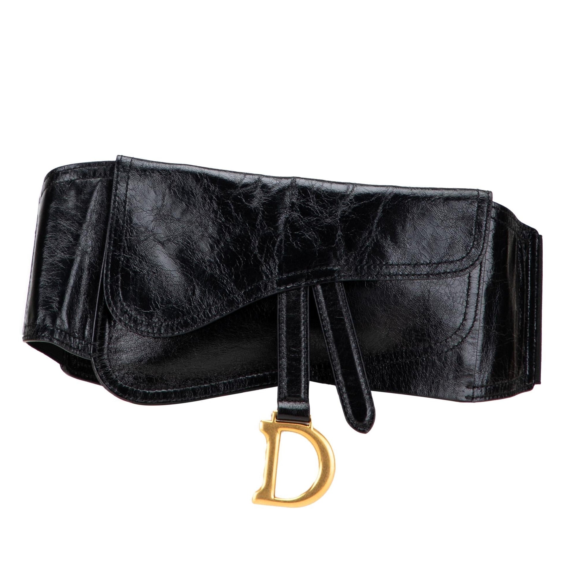 Dior Crinkled Saddle Belt Bag Lambskin Belt Bag 1