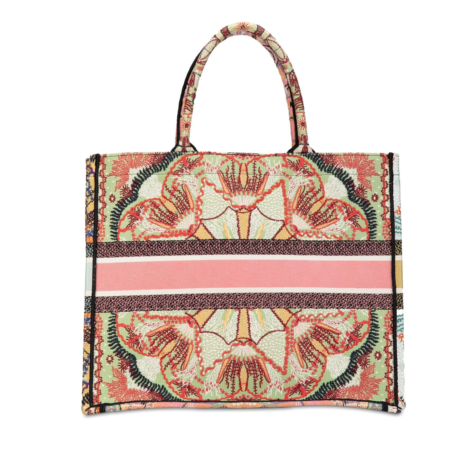 Dior Cruise Lights Book Tote Shg Fqztod Canvas Multicolor Large Tote Bag