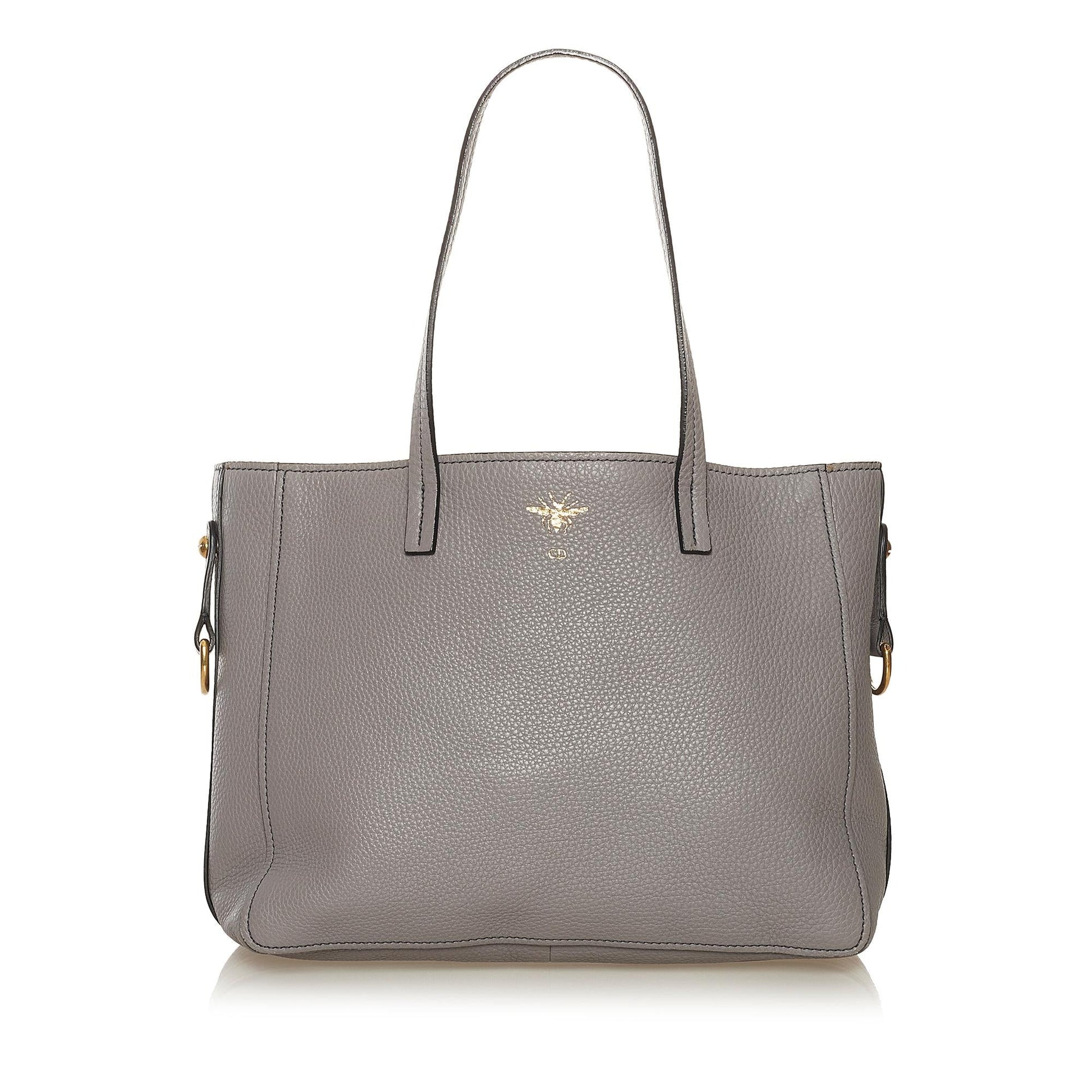 Dior Bee Satchel Shg Leather Satchel Bag