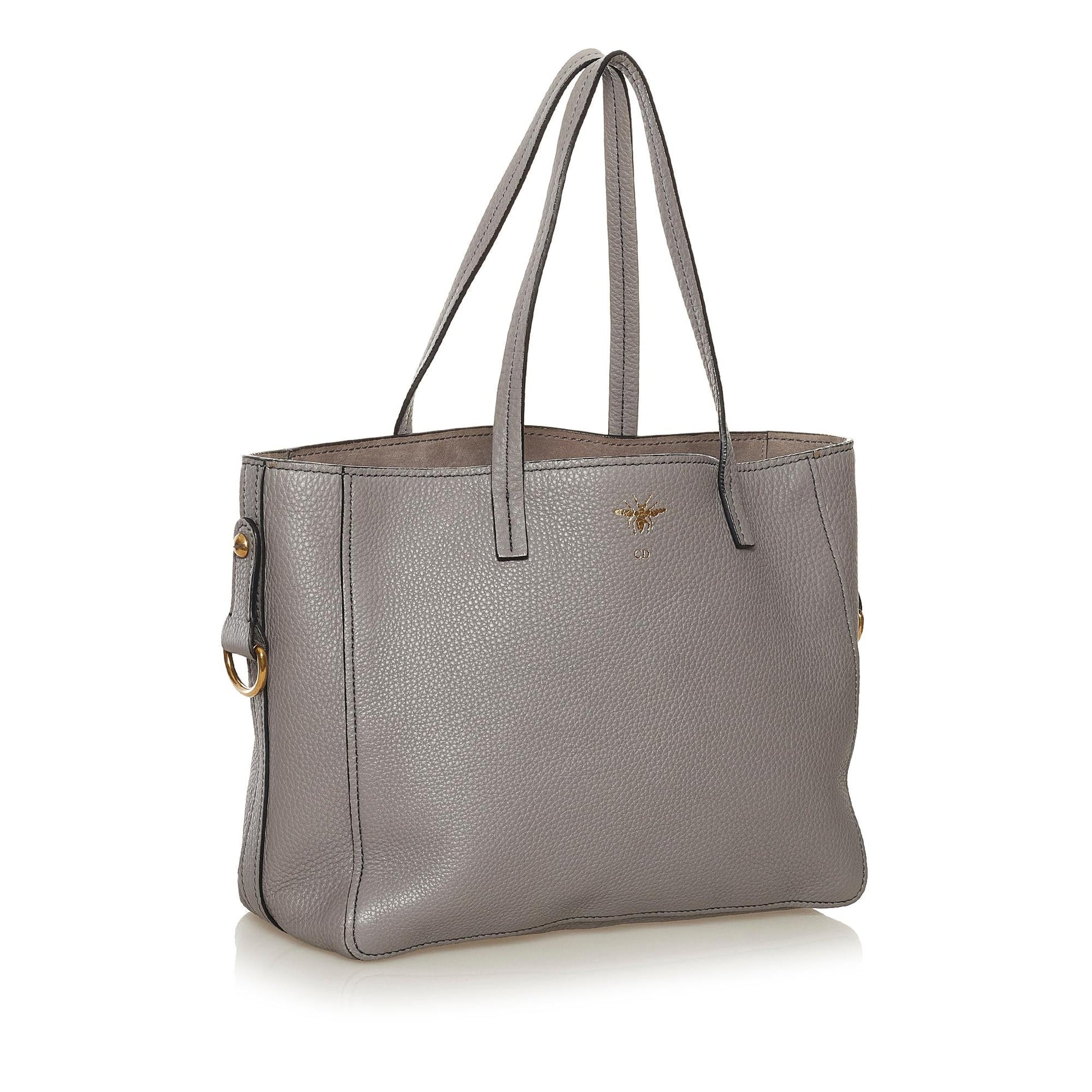 Dior Bee Satchel Shg Leather Satchel Bag
