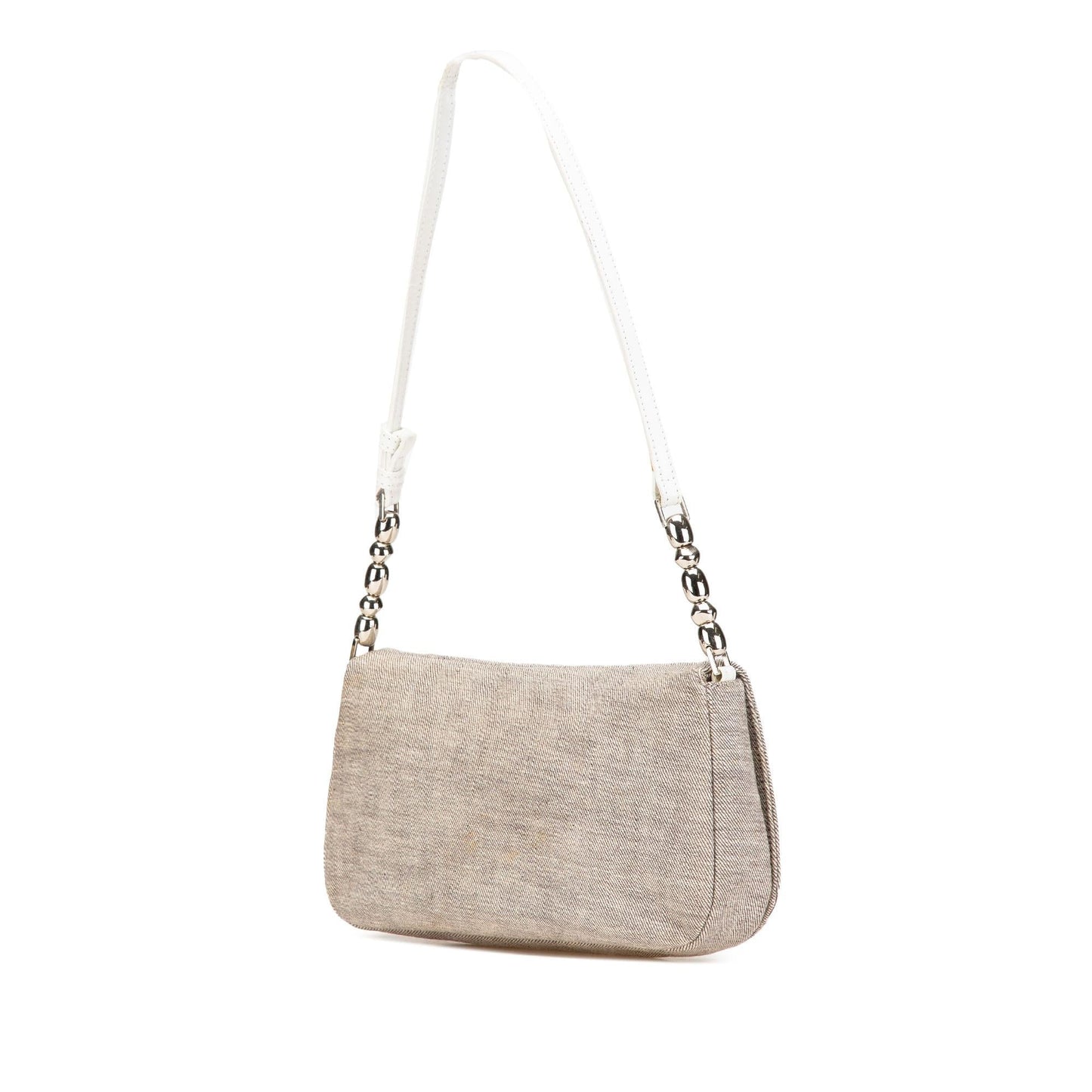 Dior Malice Shoulder Bag Denim Flap