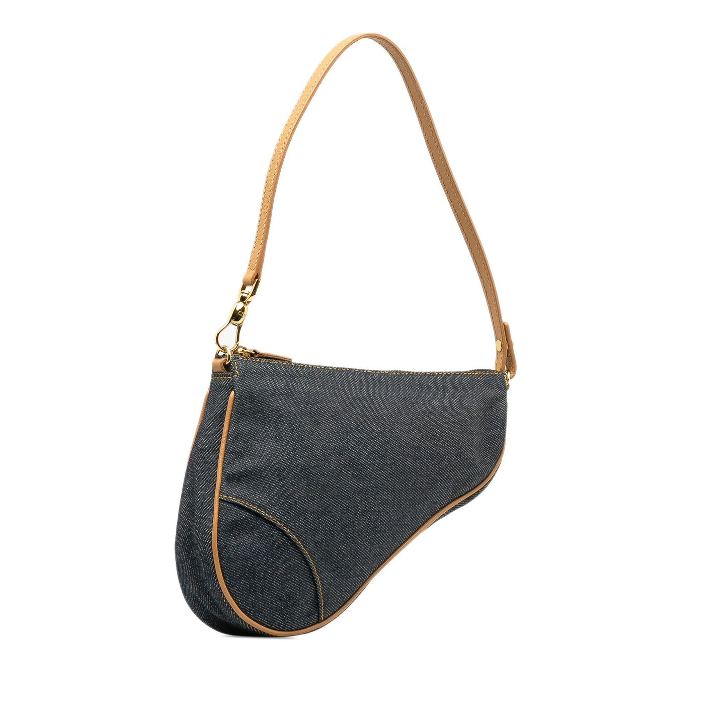 Dior Saddle Pochette Shoulder Bag Denim