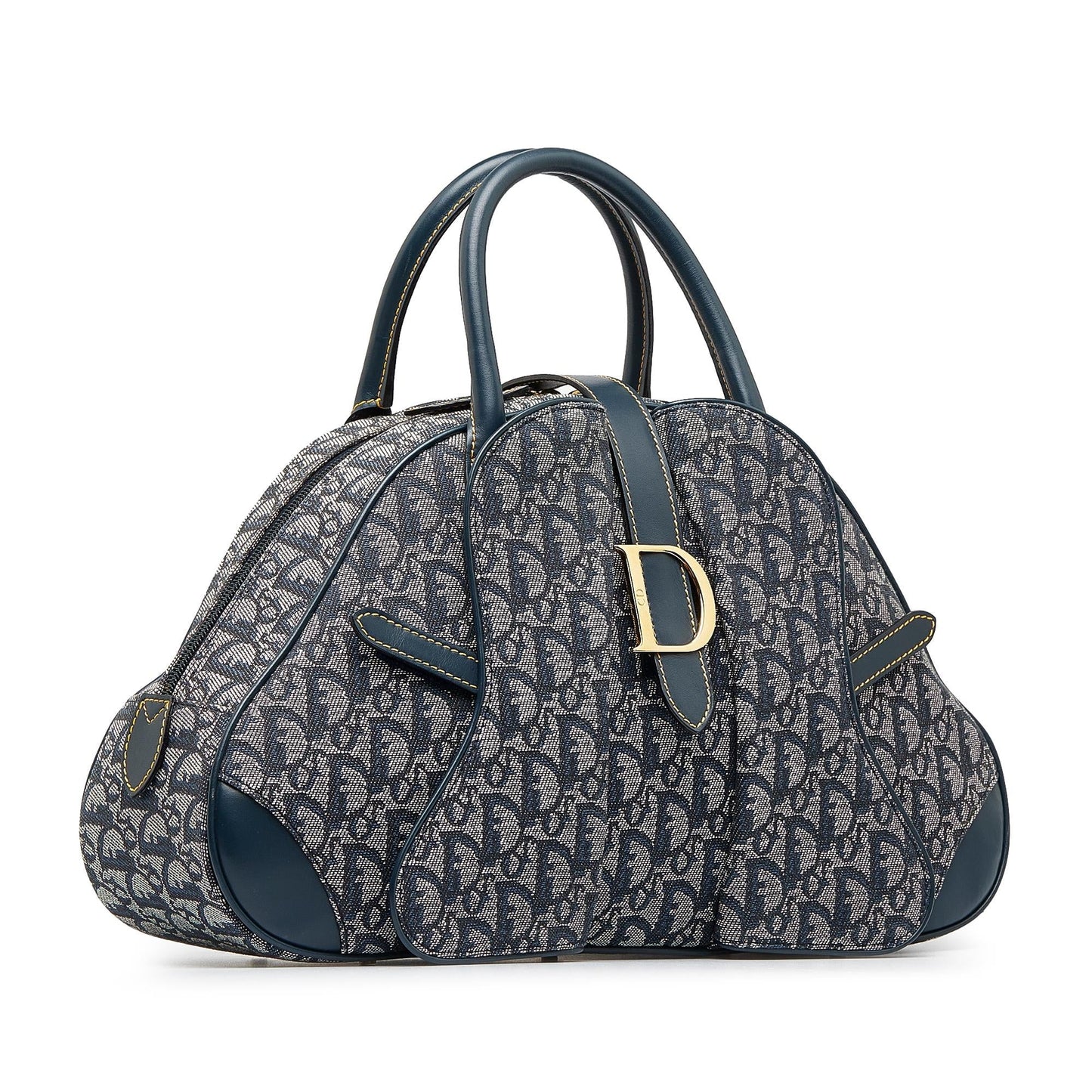 Dior Oblique Double Saddle Bowler Shg Pjpeae Satchel Bag
