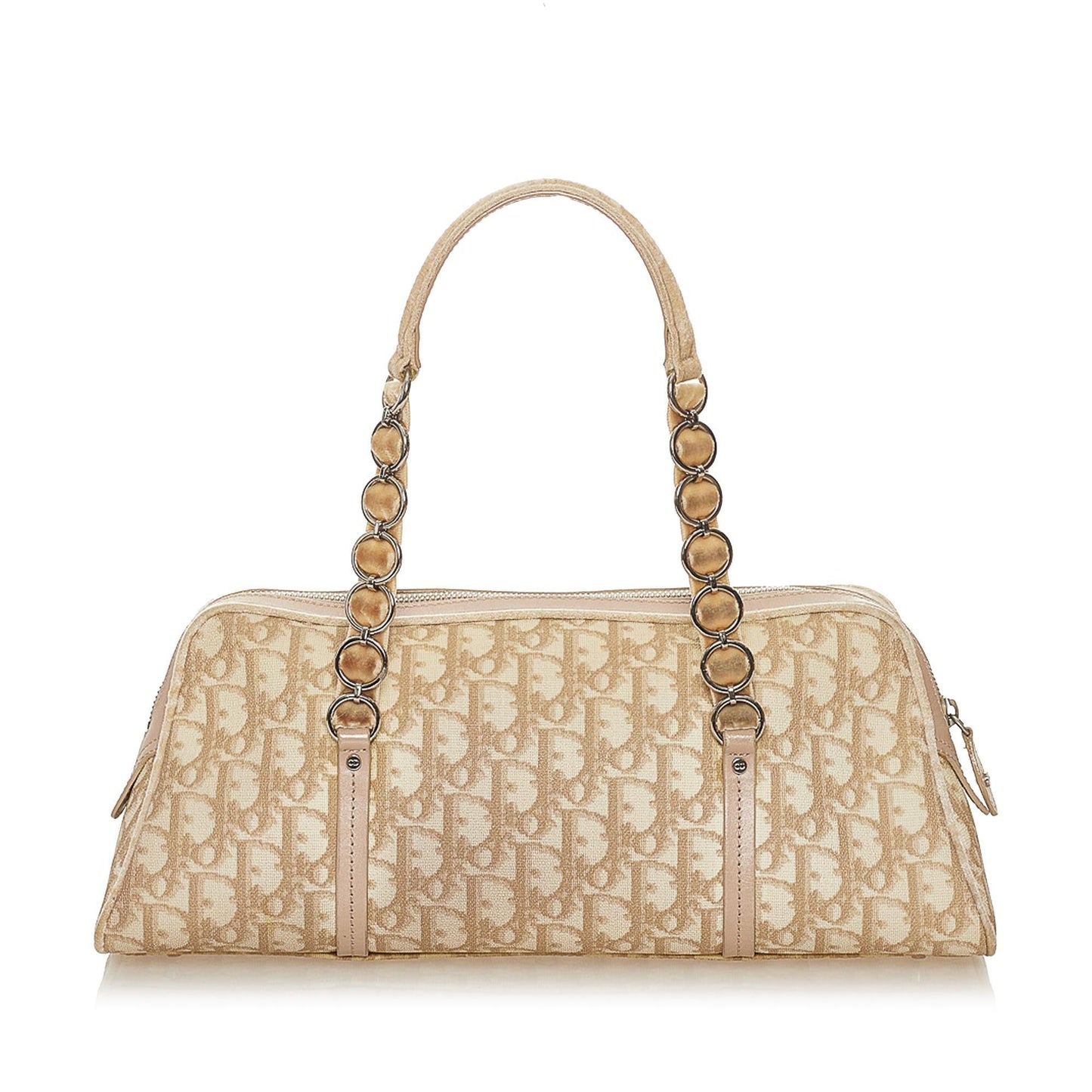 Dior Oblique Romantique Handbag Shg Canvas Satchel Bag