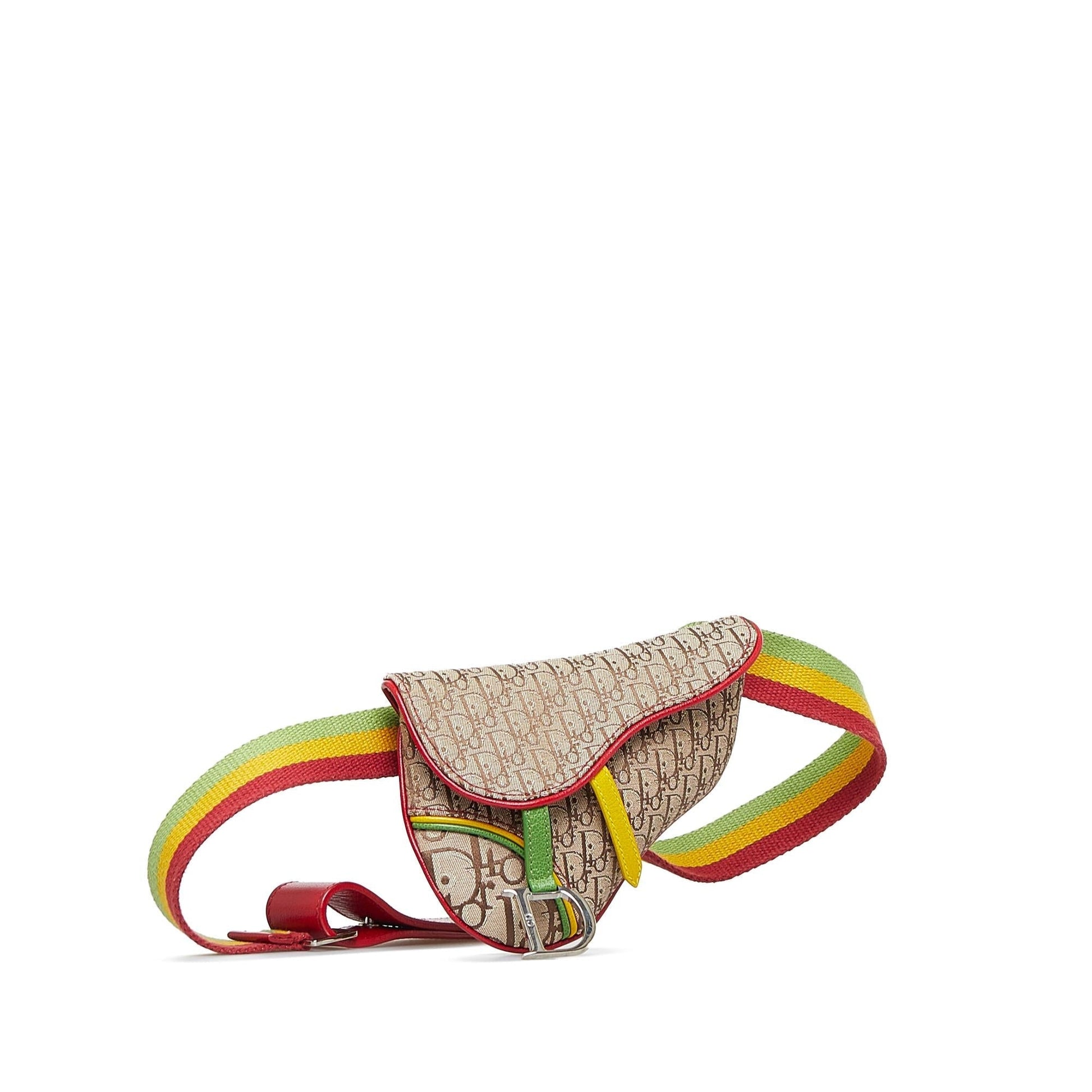 Dior Oblique Saddle Rasta Belt Bag Shg Ufhvne