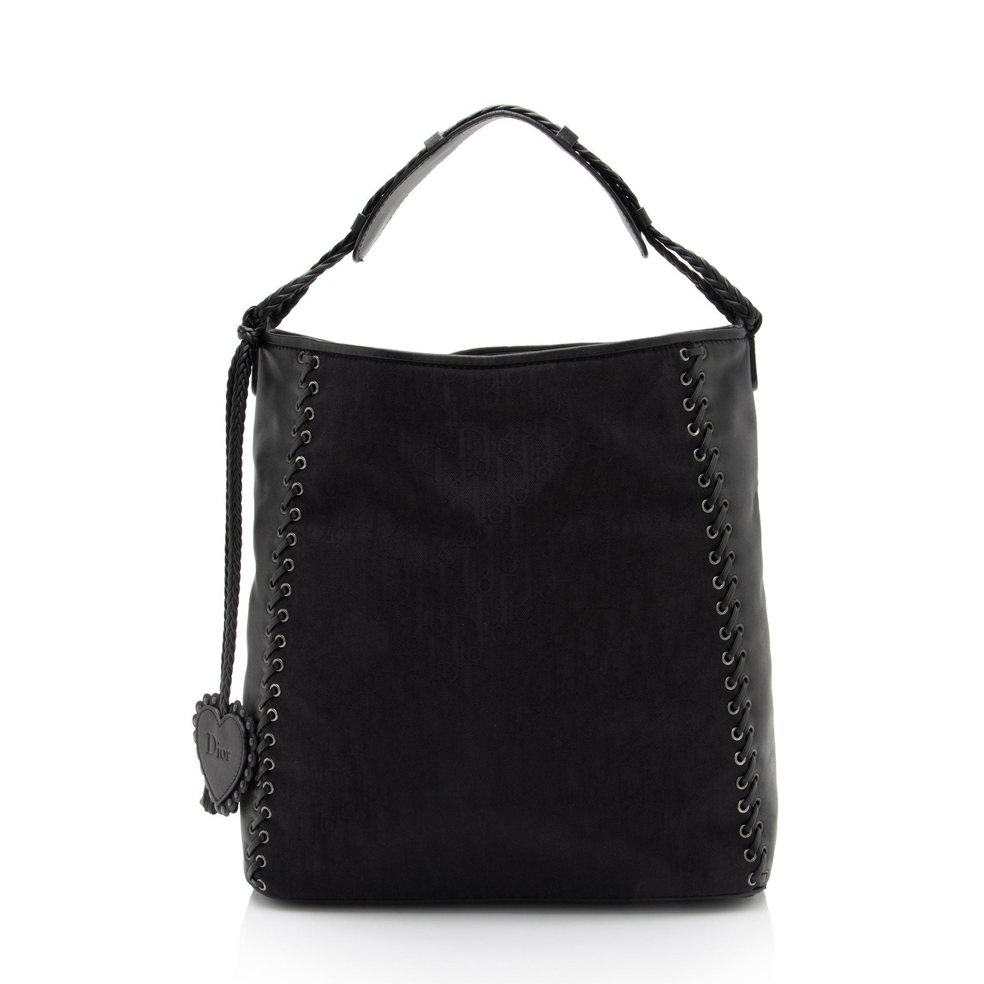 Dior issimo Ethnic Hobo Shf Bcjayh Leather Nylon Medium Shoulder Bag