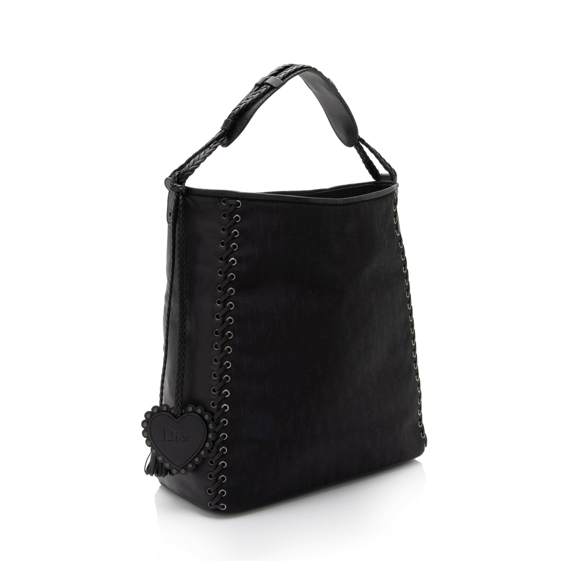 Dior issimo Ethnic Hobo Shf Bcjayh Leather Nylon Medium Shoulder Bag