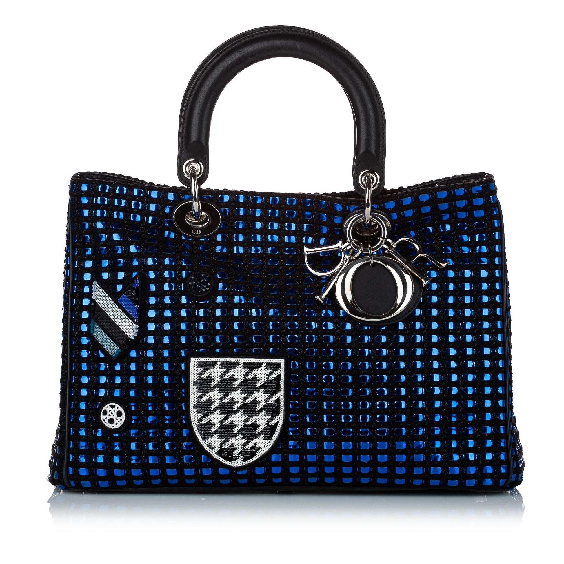 Dior issimo Patchwork Metallic Tweed Satchel Shg Satchel Bag