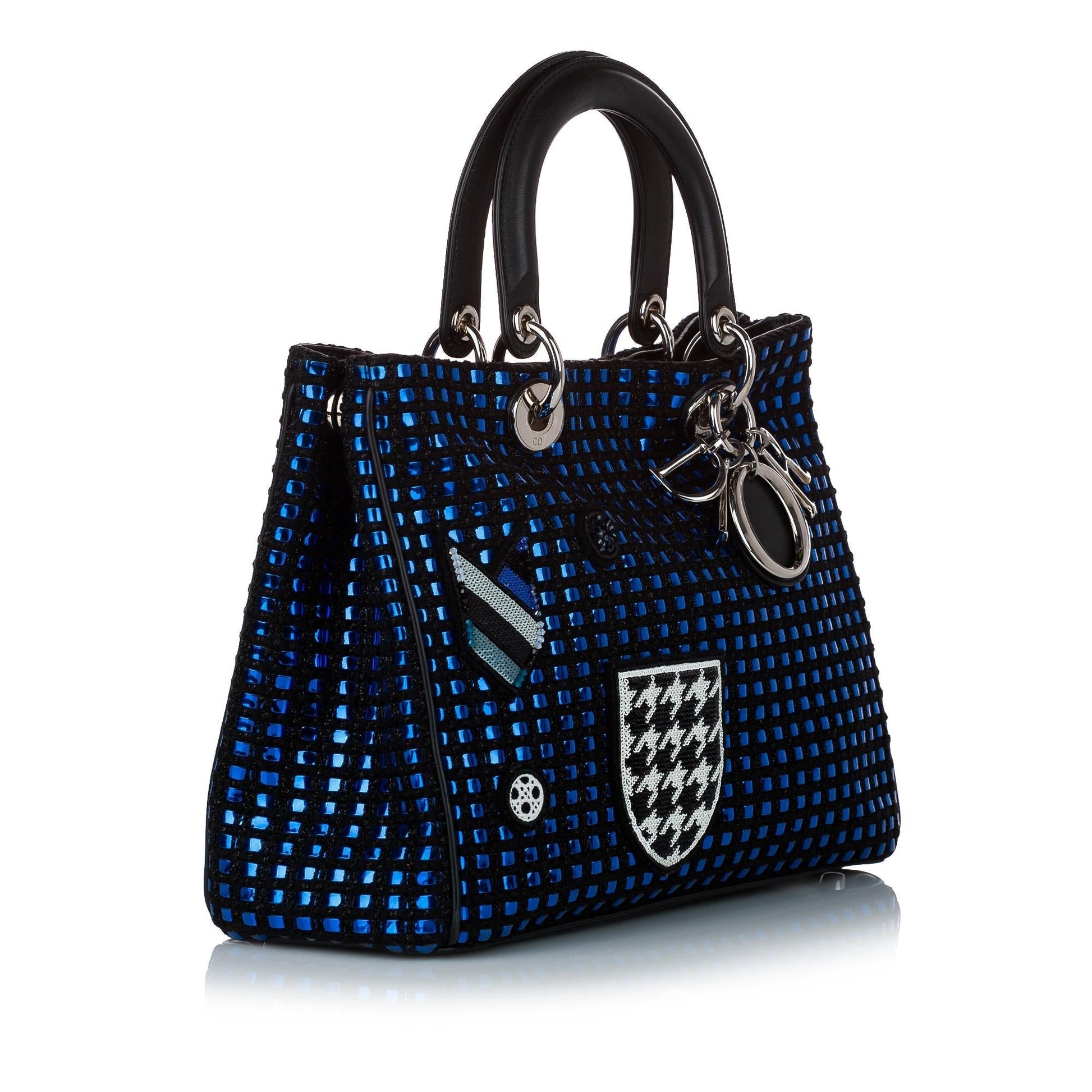 Dior issimo Patchwork Metallic Tweed Satchel Shg Satchel Bag