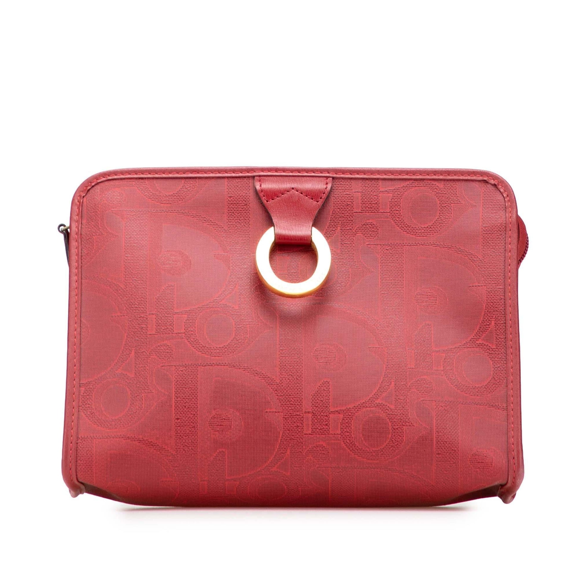 Dior issimo Trotter Coated Clutch Canvas Clutch Bag