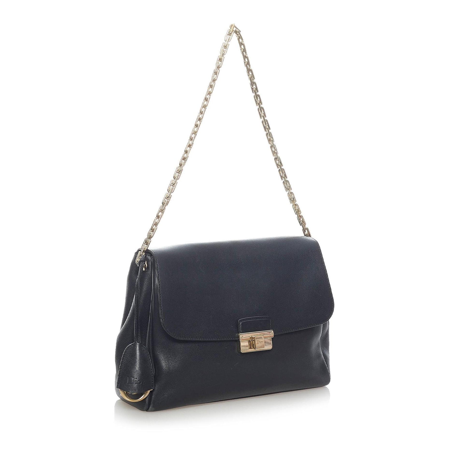 Dior ling Shoulder Bag Shg Leather