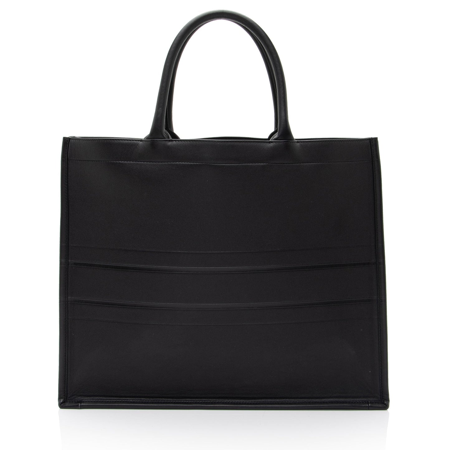 Dior Calfskin Book Tote Shf 1Gnic2 Large Embossed Tote Bag