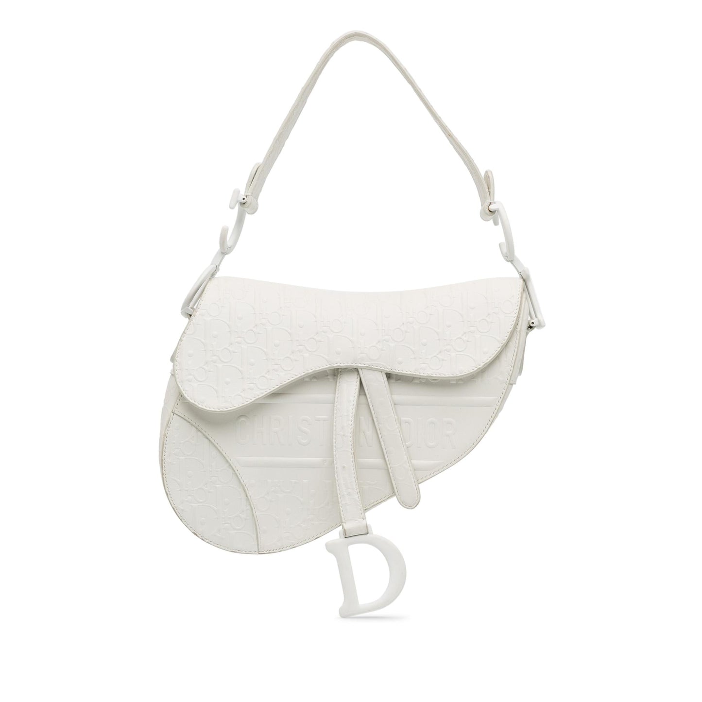 Dior Oblique Saddle Bag Shg Zwe7Gr Leather Embossed Shoulder Bag