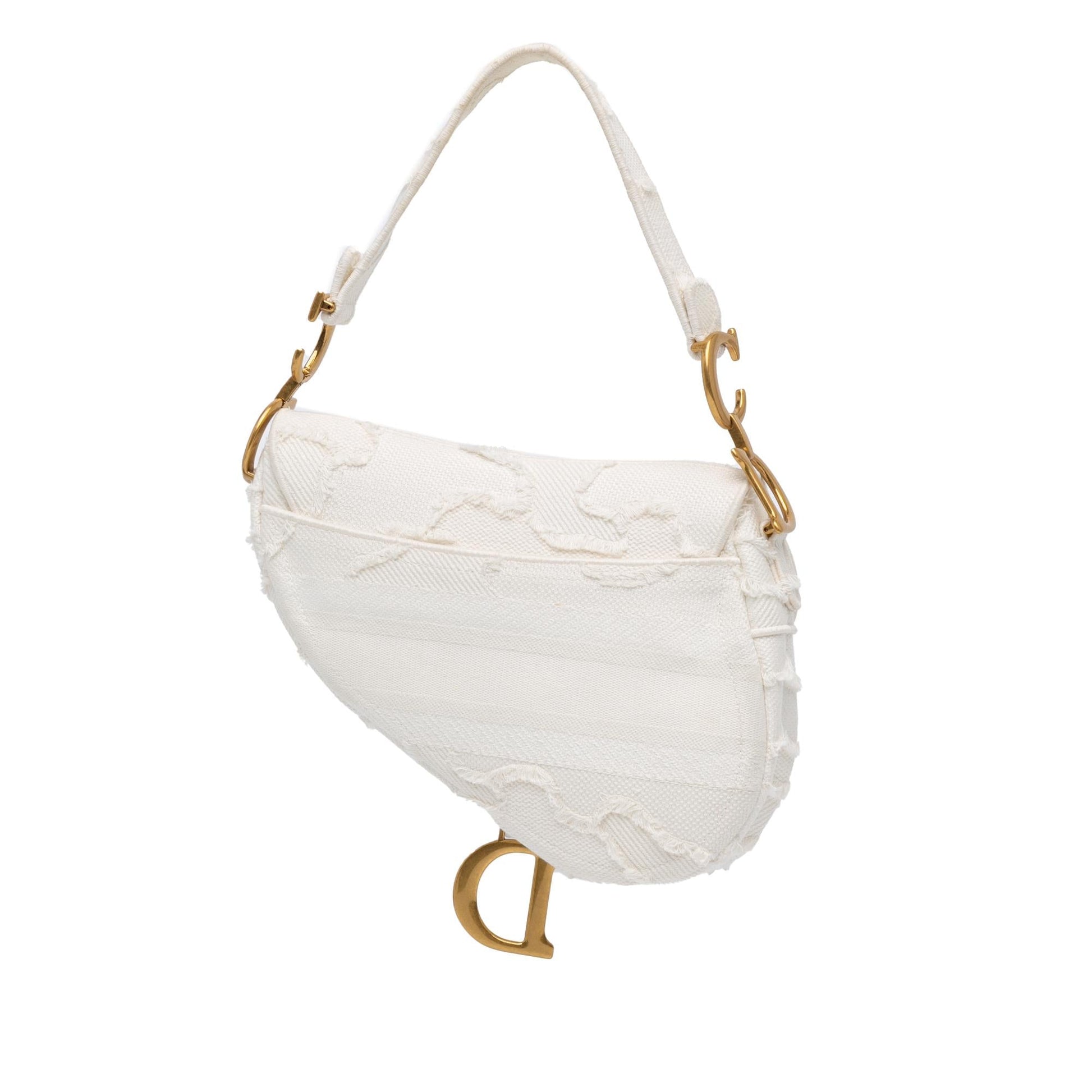 Dior Camouflage Saddle Bag Canvas Embroidered Shoulder Bag Saddle Bag 1