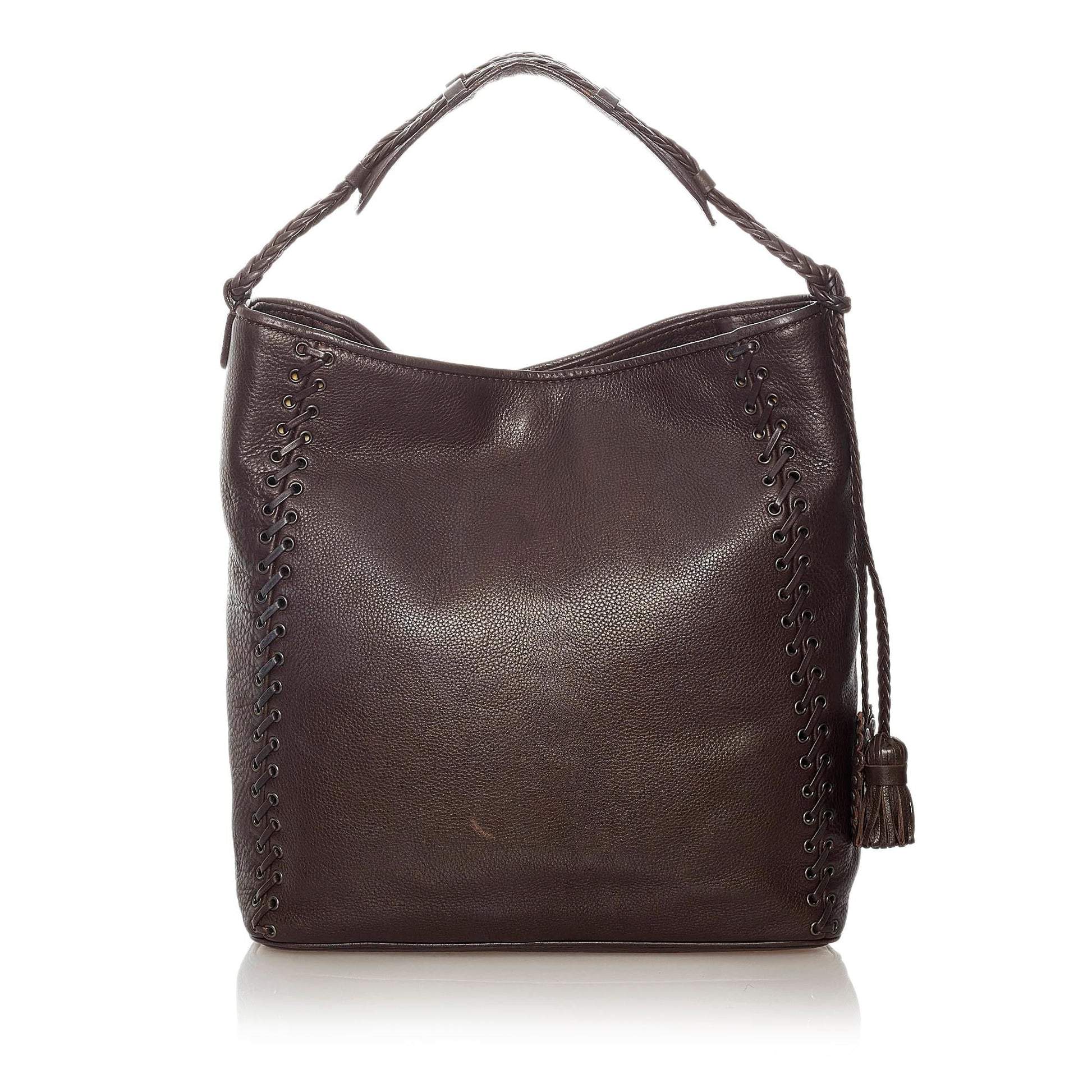 Dior Ethnic Shoulder Bag Shg Leather