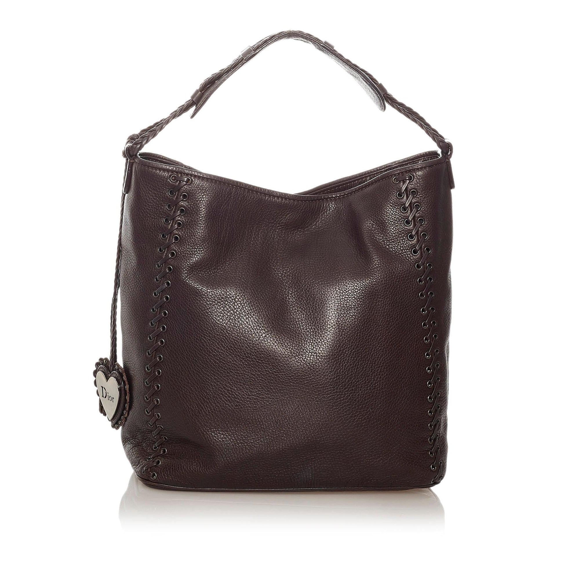 Dior Ethnic Shoulder Bag Shg Leather