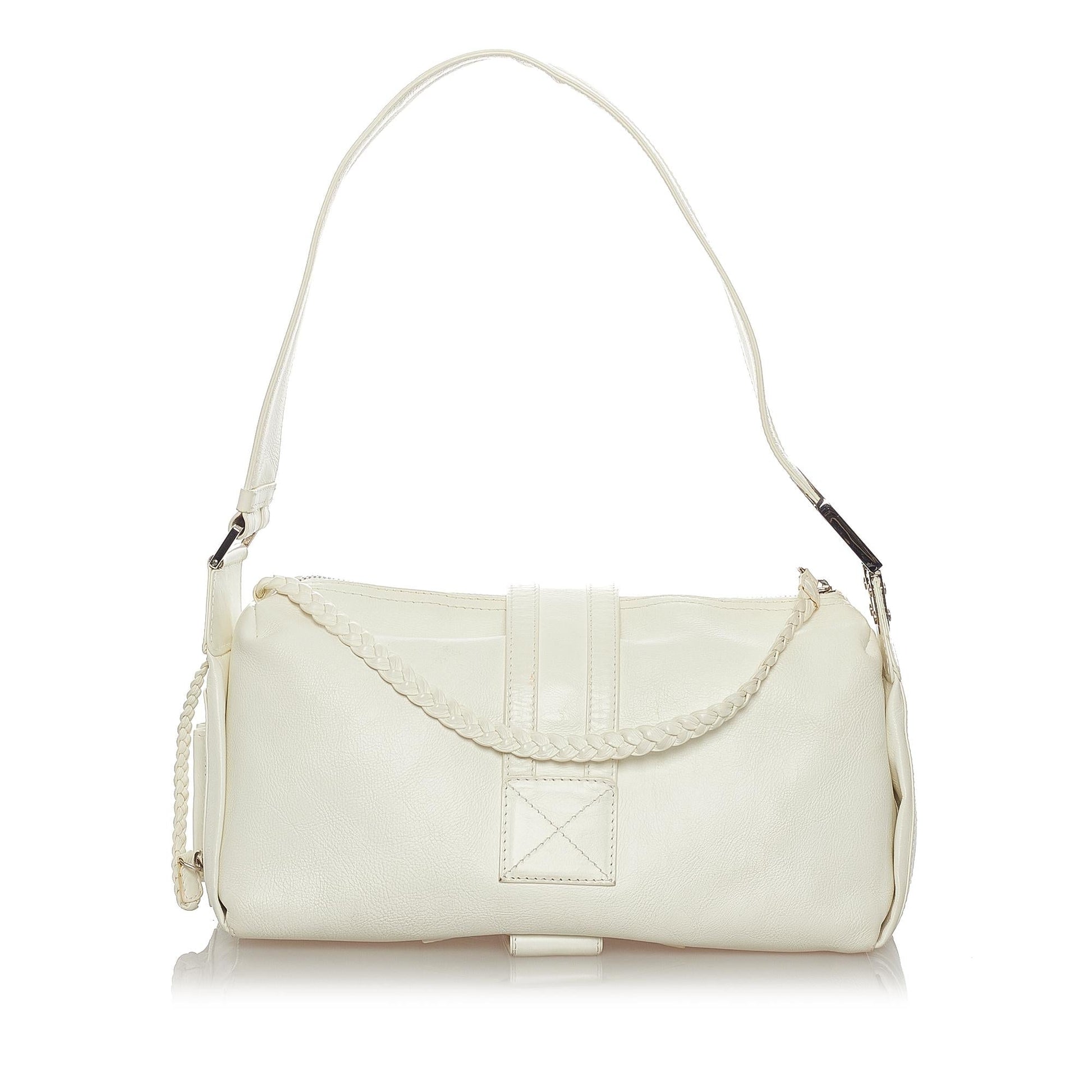Dior Flight Shoulder Bag Shg Leather