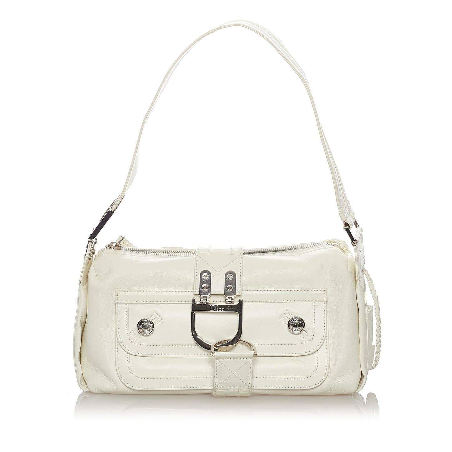 Dior Flight Shoulder Bag Shg Leather
