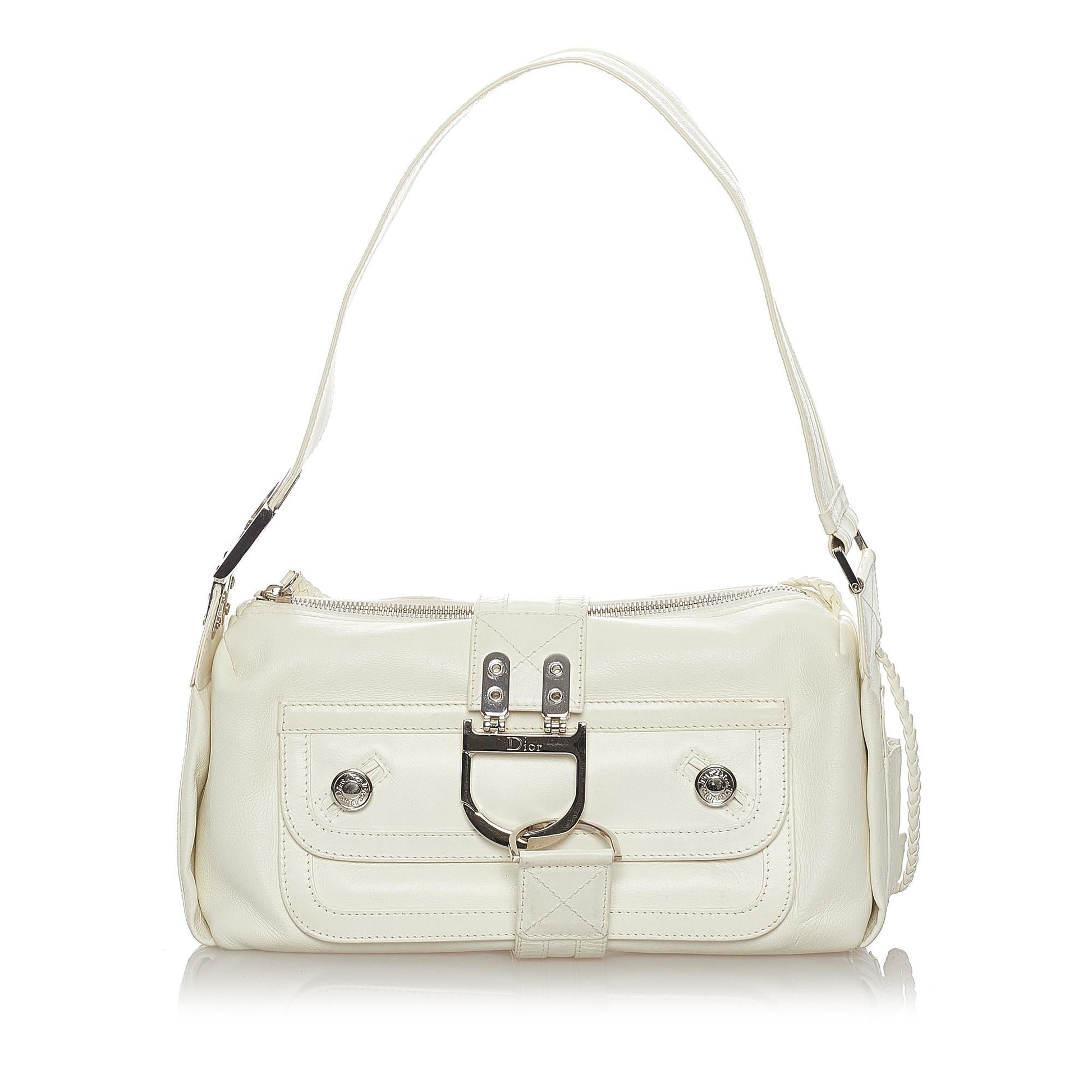 Dior Flight Shoulder Bag Shg Leather
