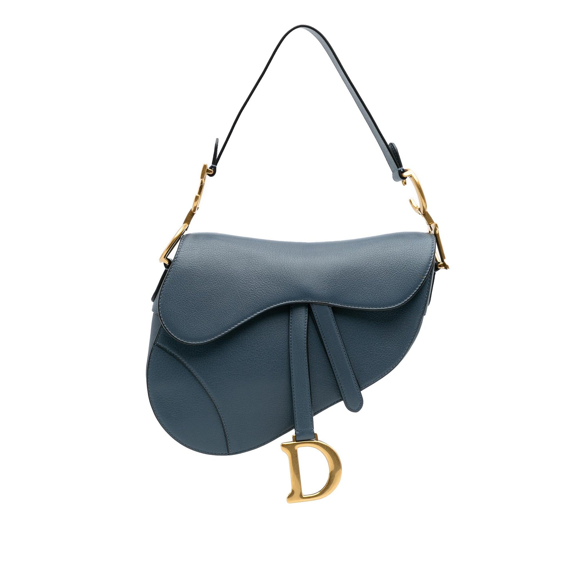 Dior Goatskin Saddle Bag Shoulder Bag